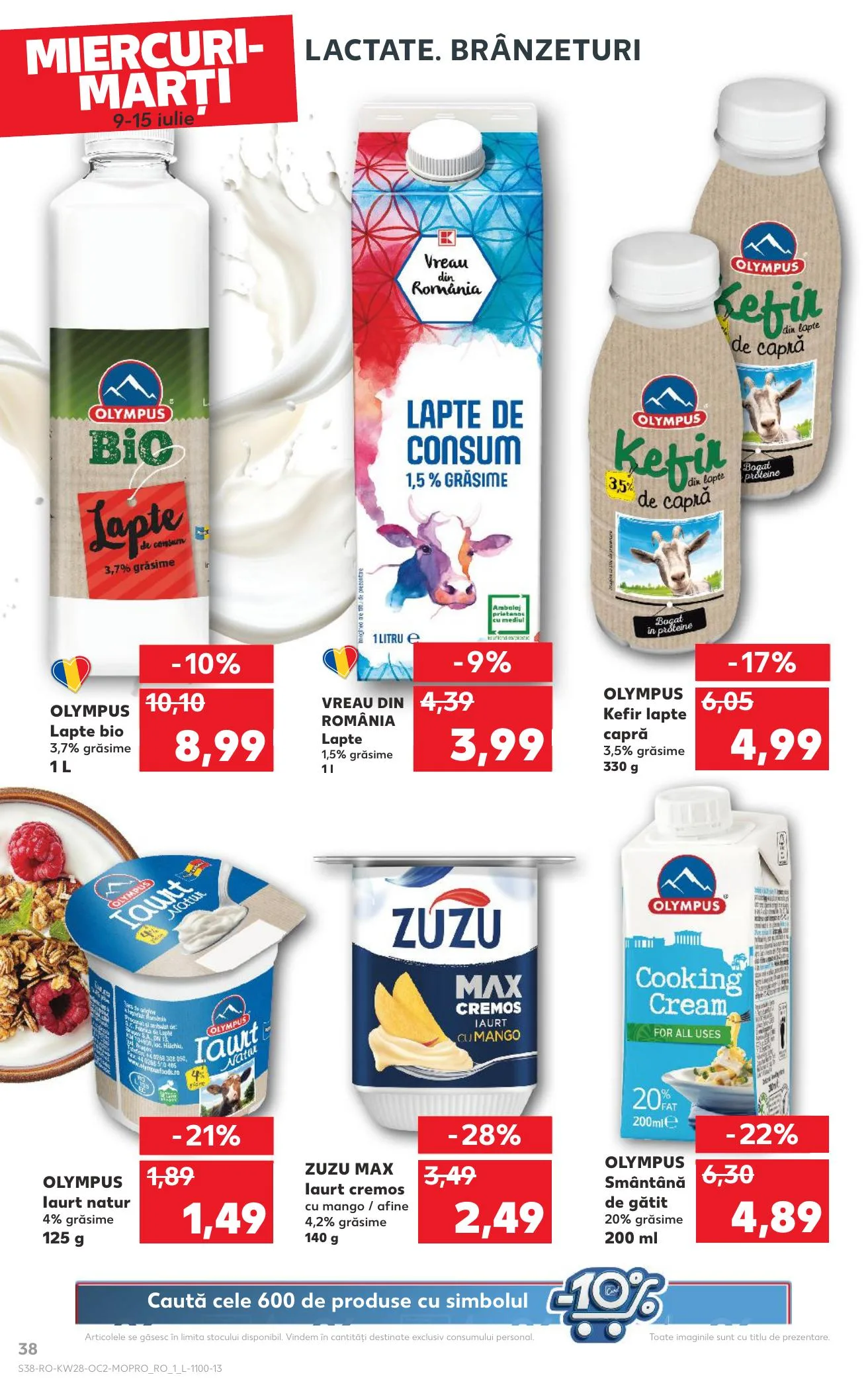 Kaufland akciós újság Románia 07.09–07.15 – 38. oldal