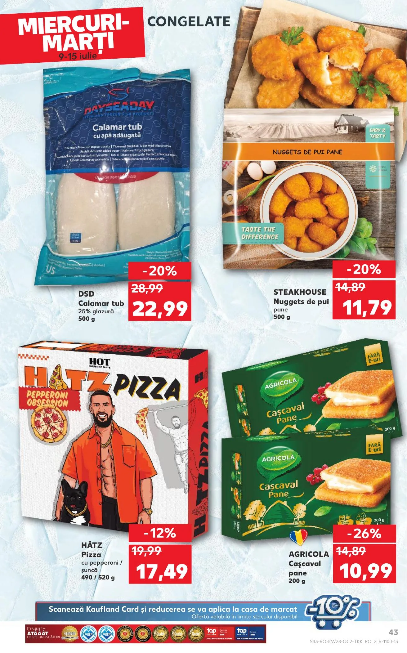 Kaufland akciós újság Románia 07.09–07.15 – 43. oldal