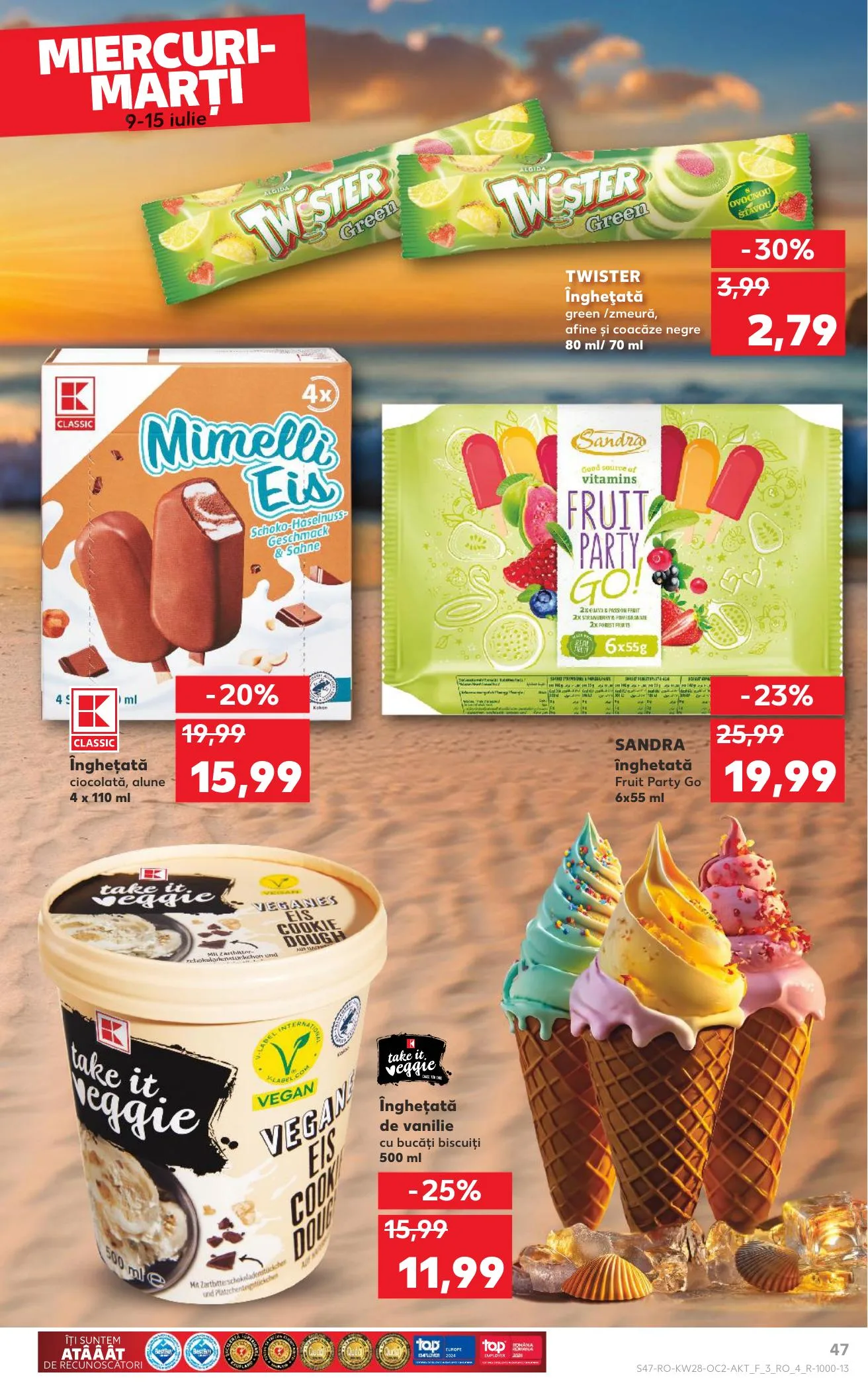 Kaufland akciós újság Románia 07.09–07.15 – 47. oldal