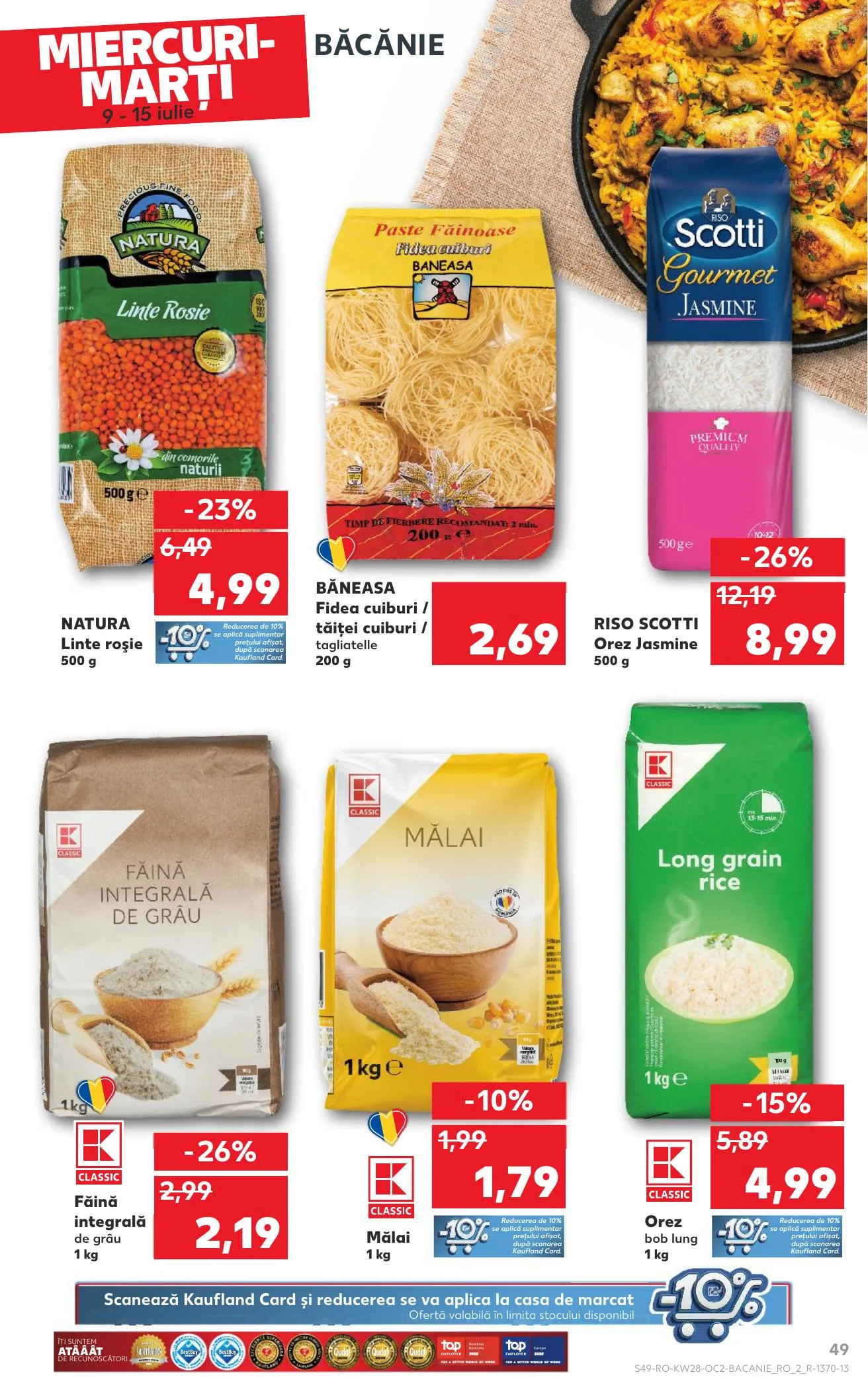 Kaufland akciós újság Románia 07.09–07.15 – 49. oldal
