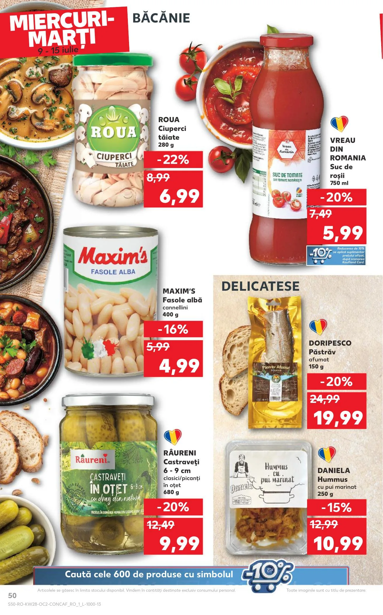 Kaufland akciós újság Románia 07.09–07.15 – 50. oldal