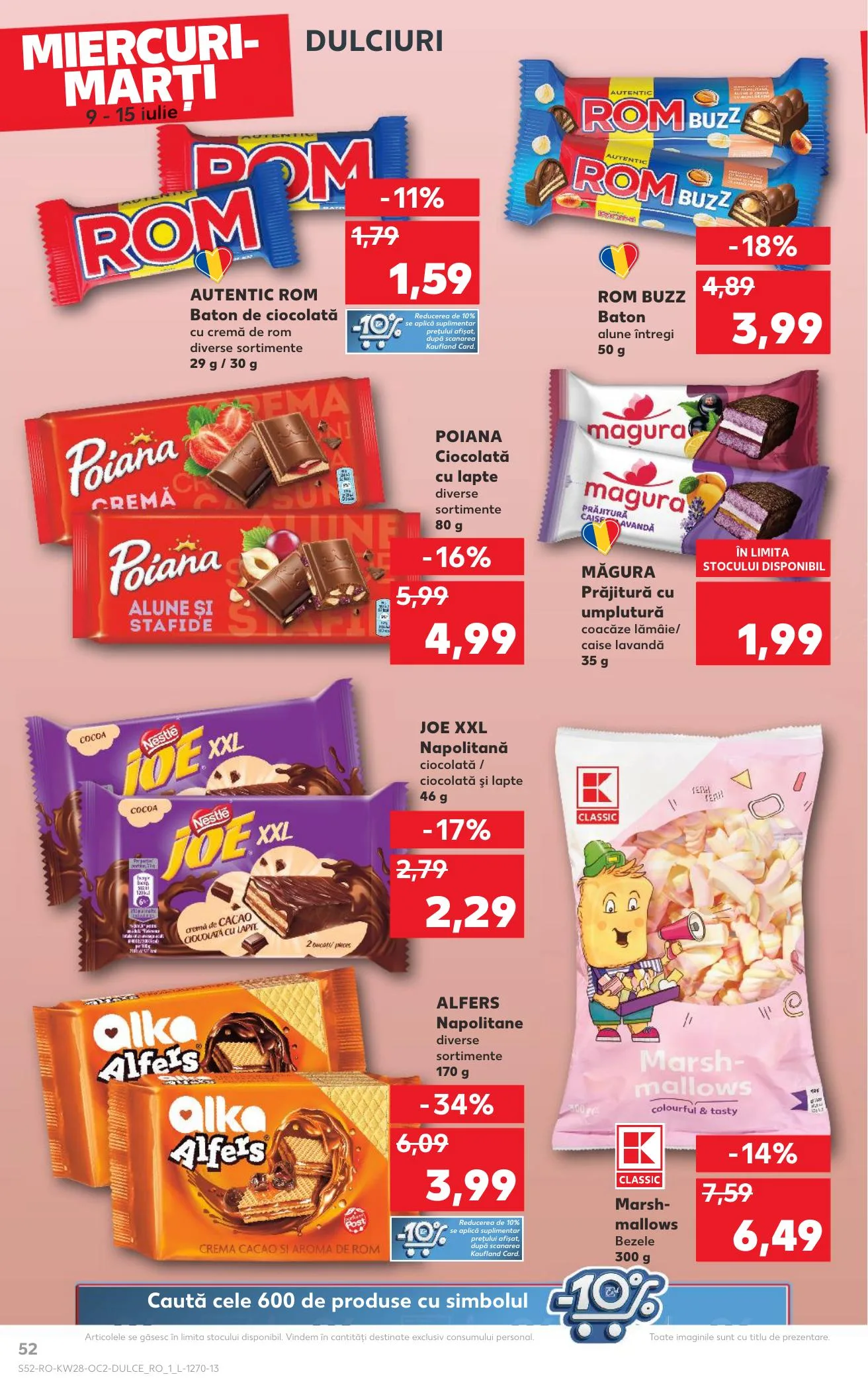 Kaufland akciós újság Románia 07.09–07.15 – 52. oldal