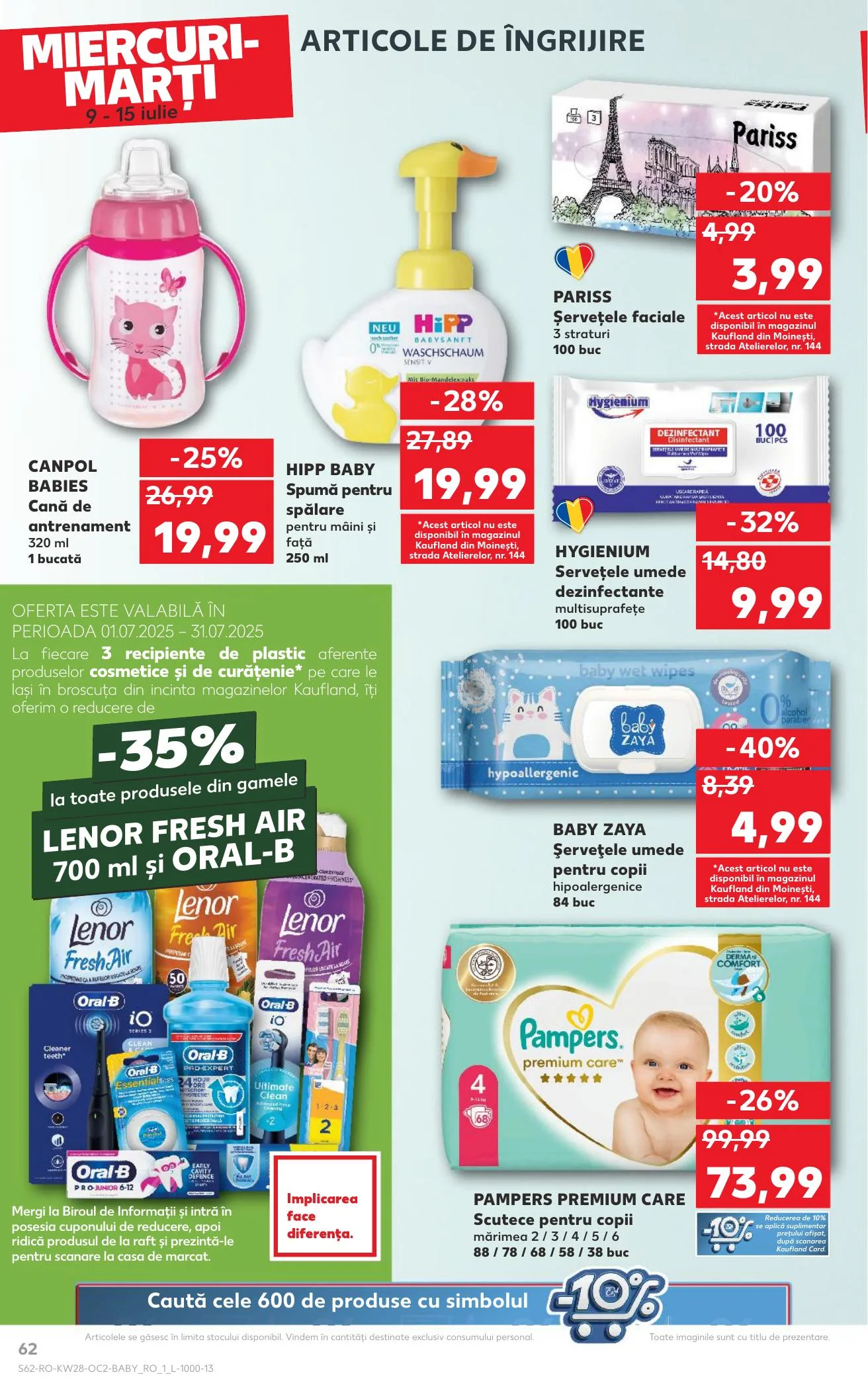 Kaufland akciós újság Románia 07.09–07.15 – 62. oldal