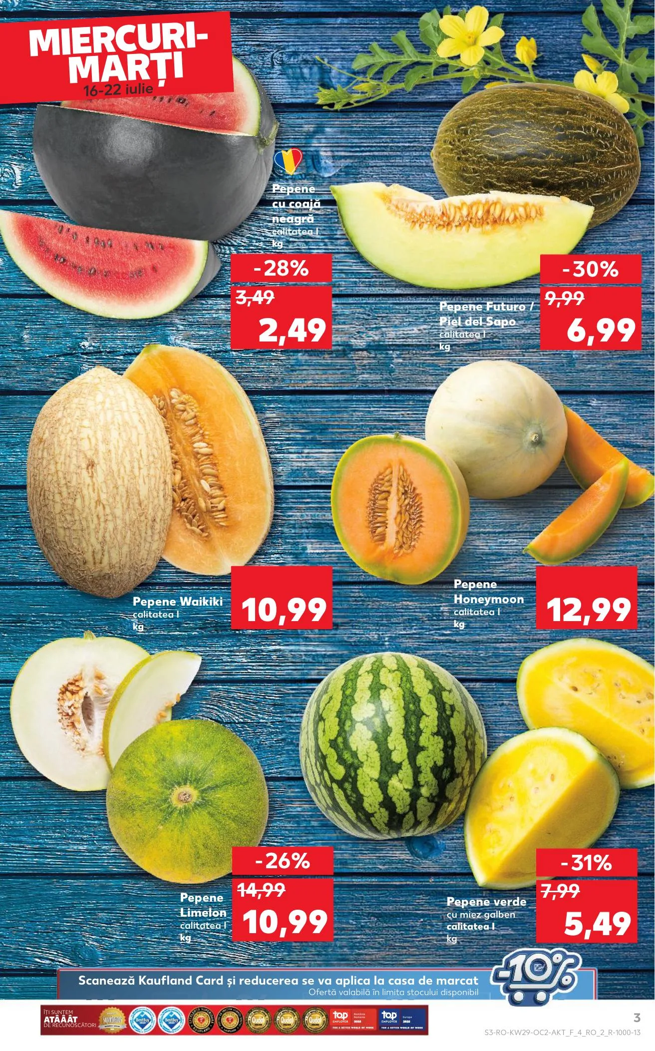 Kaufland akciós újság Románia 07.16–07.22 – 3. oldal