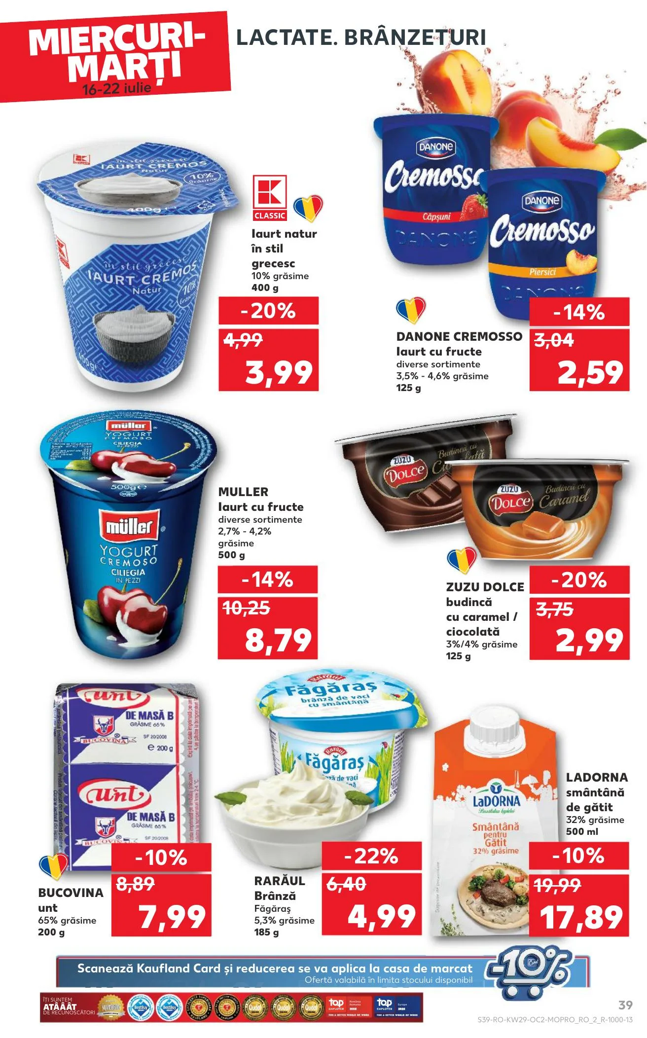 Kaufland akciós újság Románia 07.16–07.22 – 39. oldal