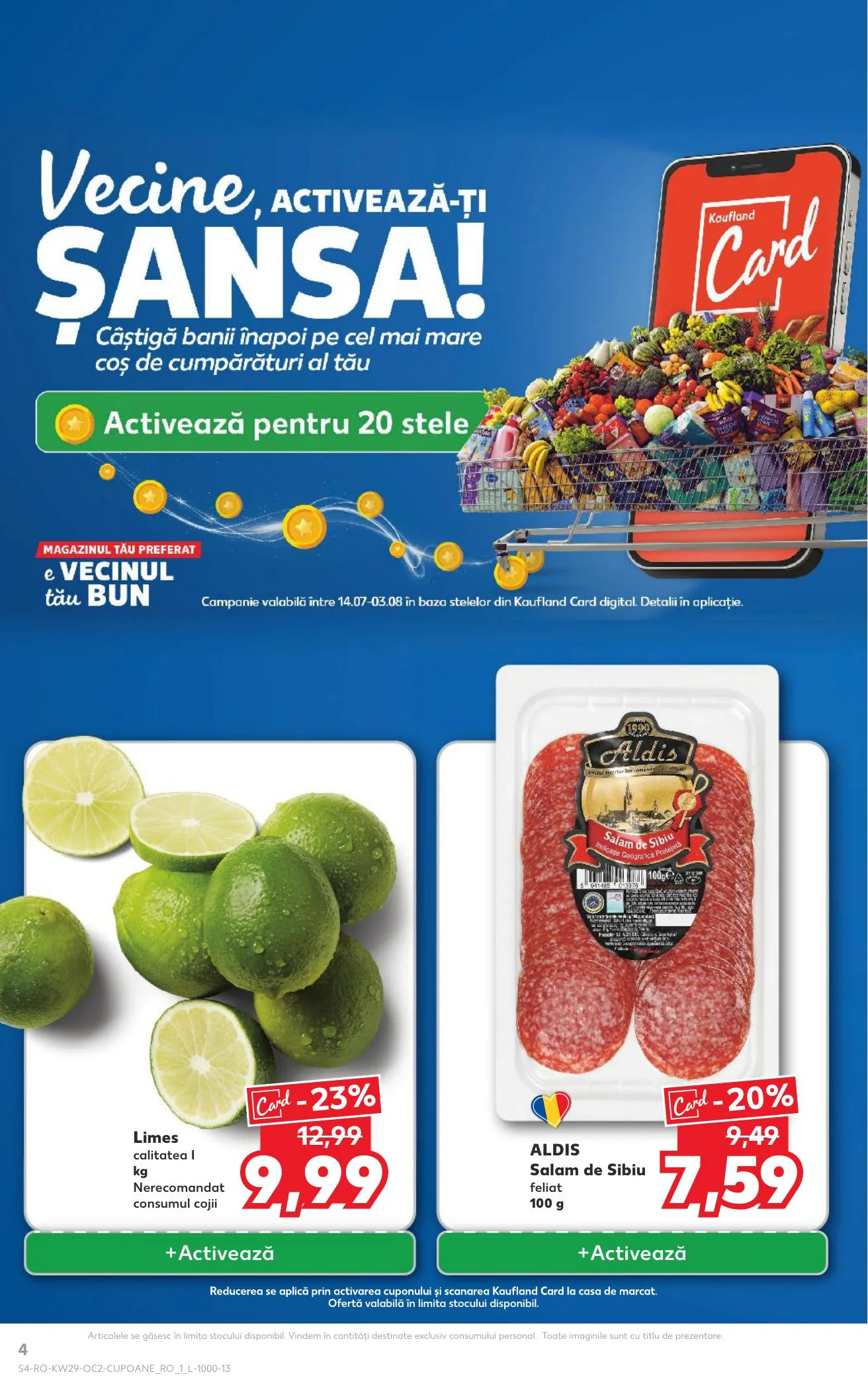 Kaufland akciós újság Románia 07.16–07.22 – 4. oldal
