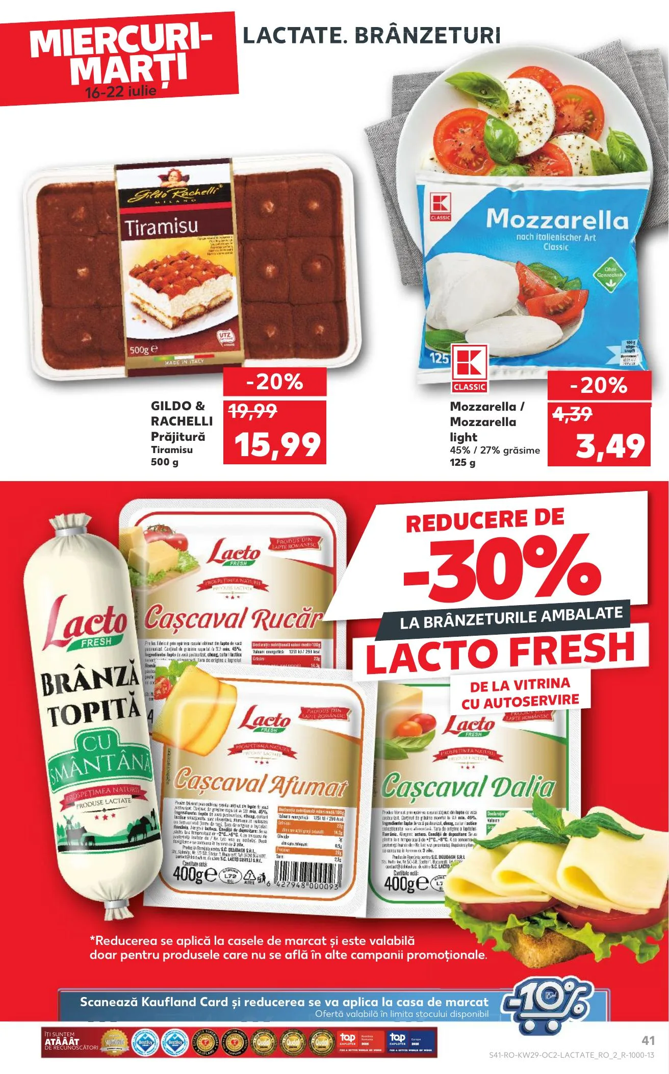 Kaufland akciós újság Románia 07.16–07.22 – 41. oldal