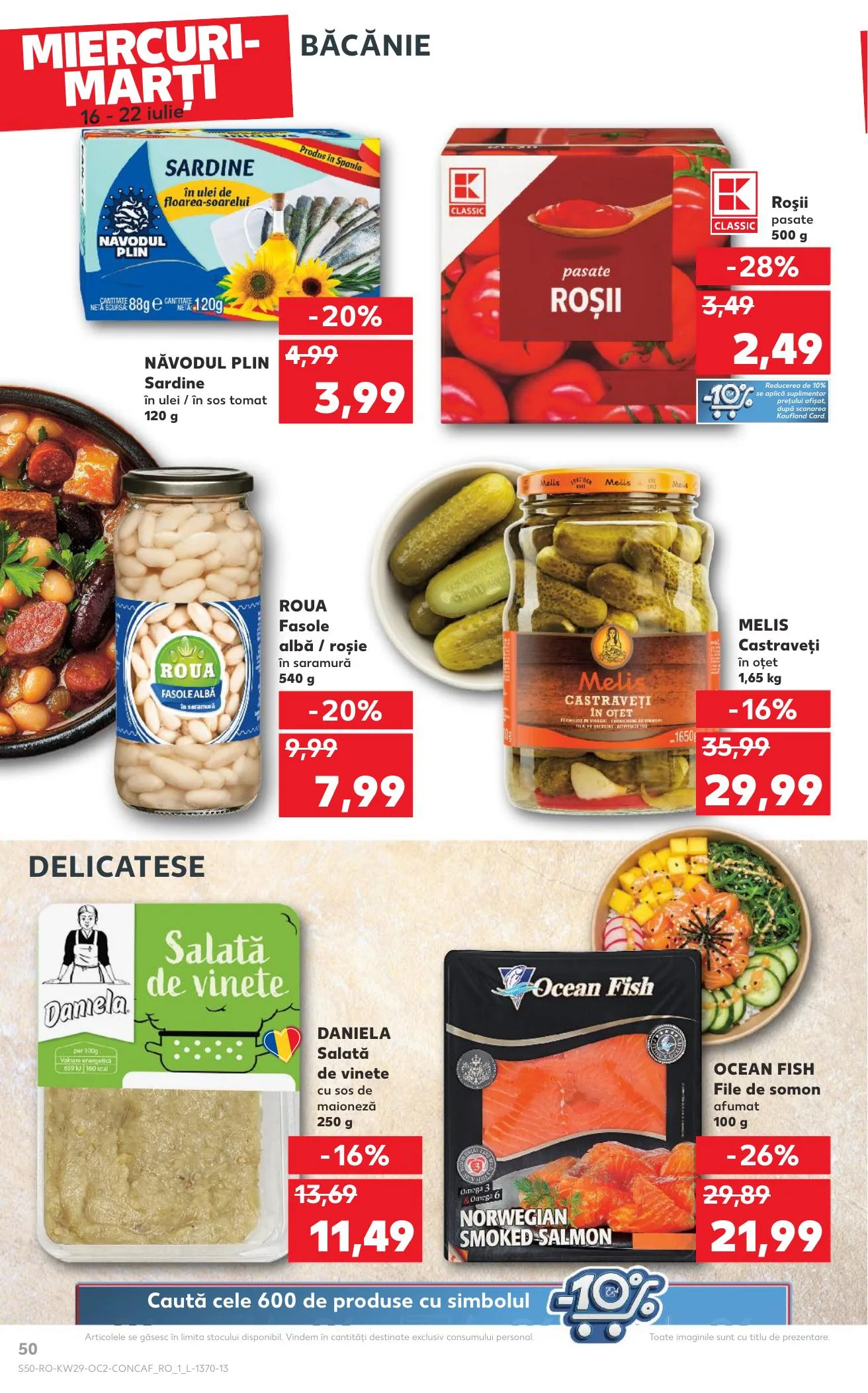 Kaufland akciós újság Románia 07.16–07.22 – 50. oldal