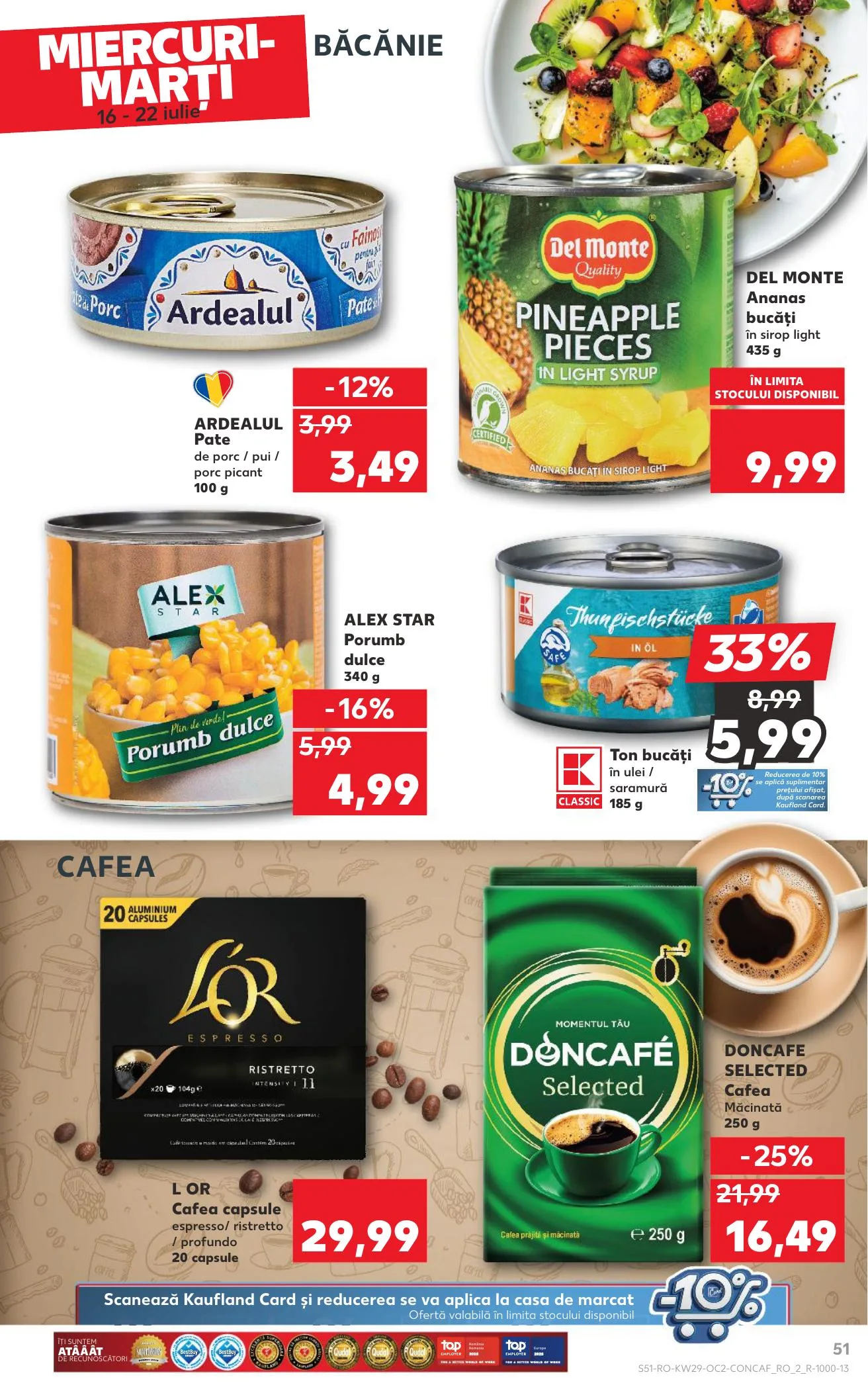 Kaufland akciós újság Románia 07.16–07.22 – 51. oldal