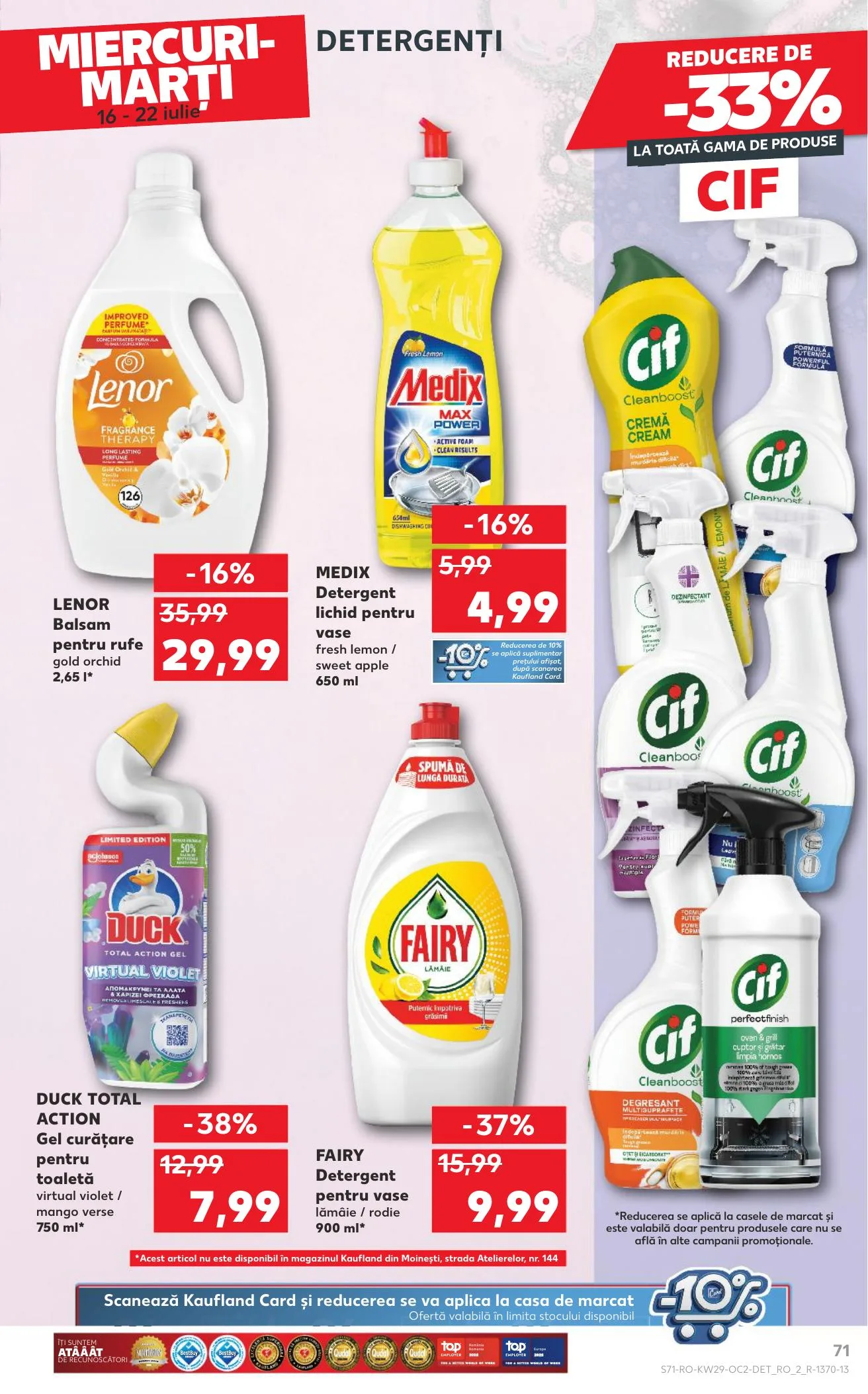 Kaufland akciós újság Románia 07.16–07.22 – 71. oldal