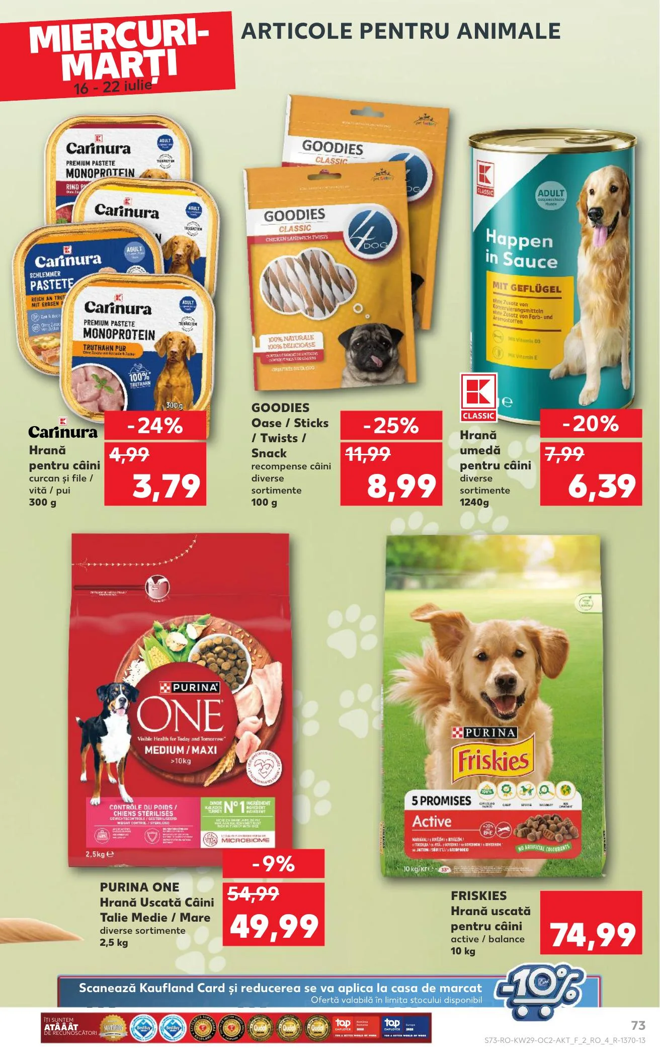 Kaufland akciós újság Románia 07.16–07.22 – 73. oldal