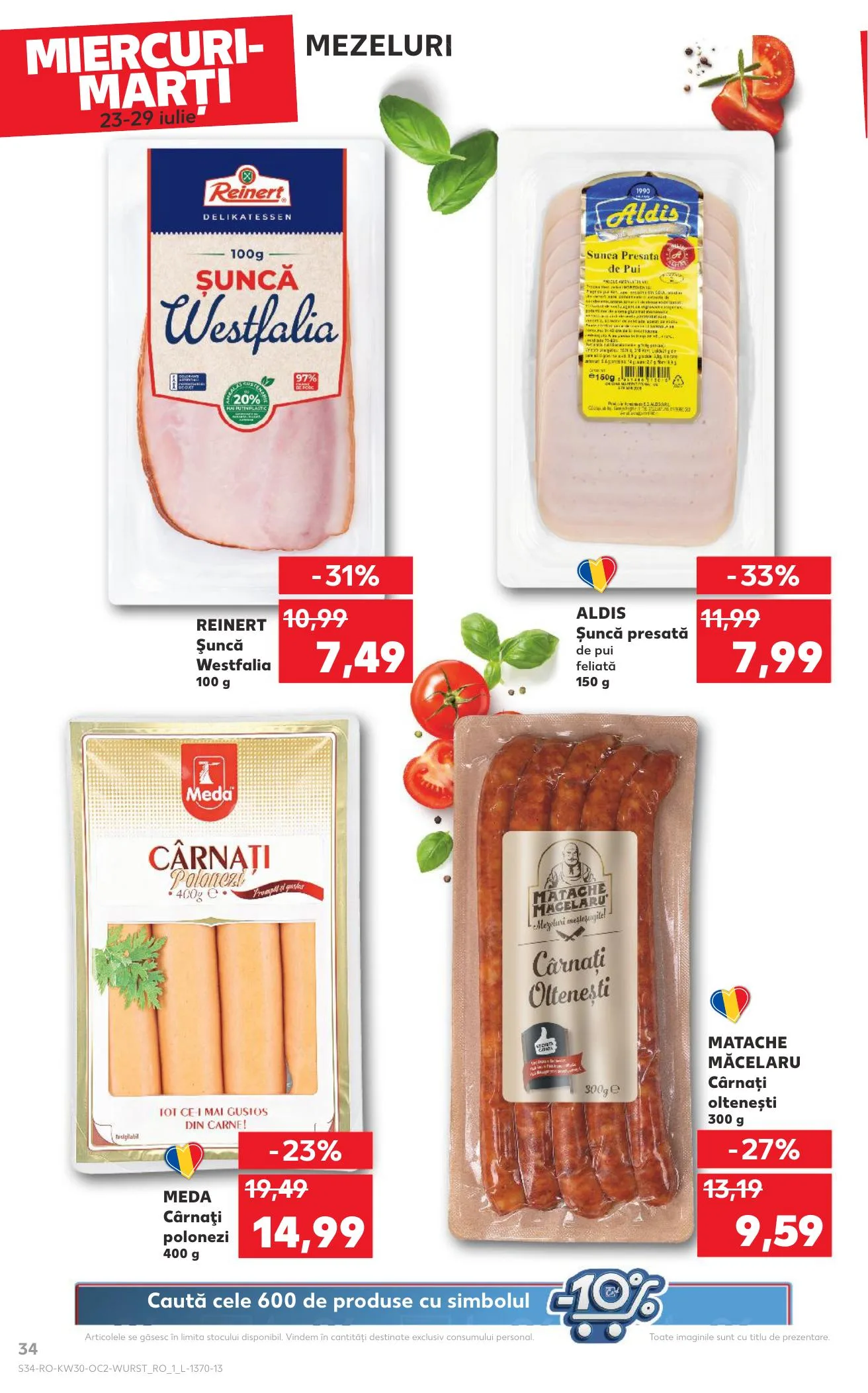 Kaufland akciós újság Románia 07.23–07.29 – 34. oldal
