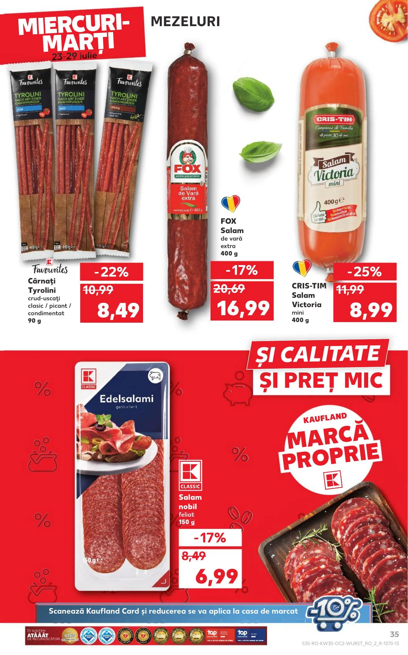 Kaufland akciós újság Románia 07.23–07.29 – 35. oldal