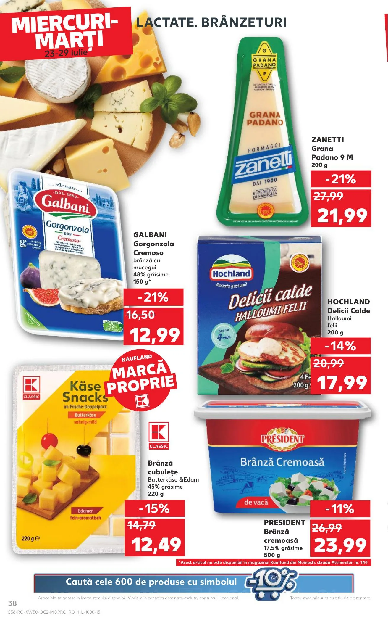 Kaufland akciós újság Románia 07.23–07.29 – 38. oldal