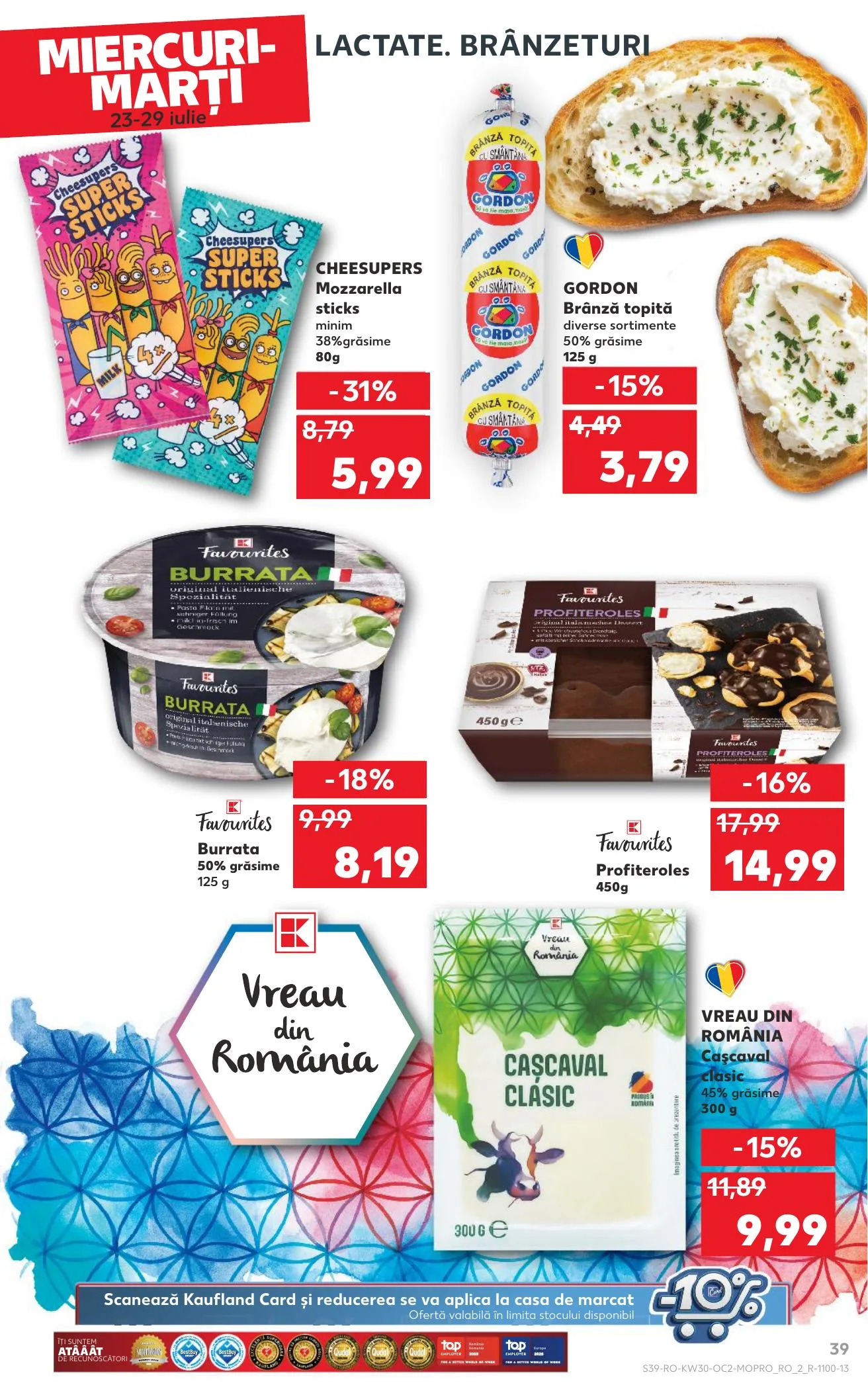 Kaufland akciós újság Románia 07.23–07.29 – 39. oldal