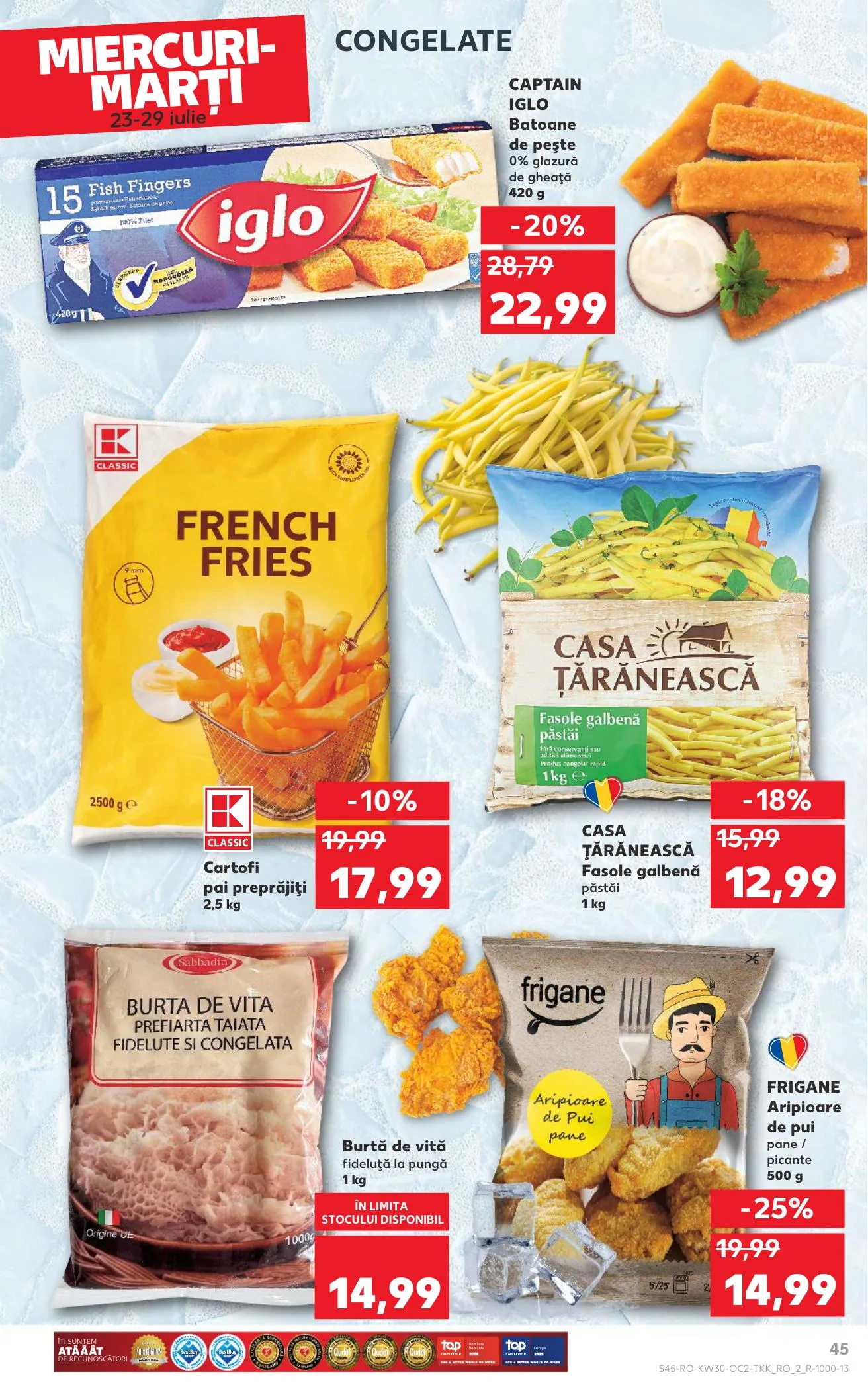 Kaufland akciós újság Románia 07.23–07.29 – 45. oldal