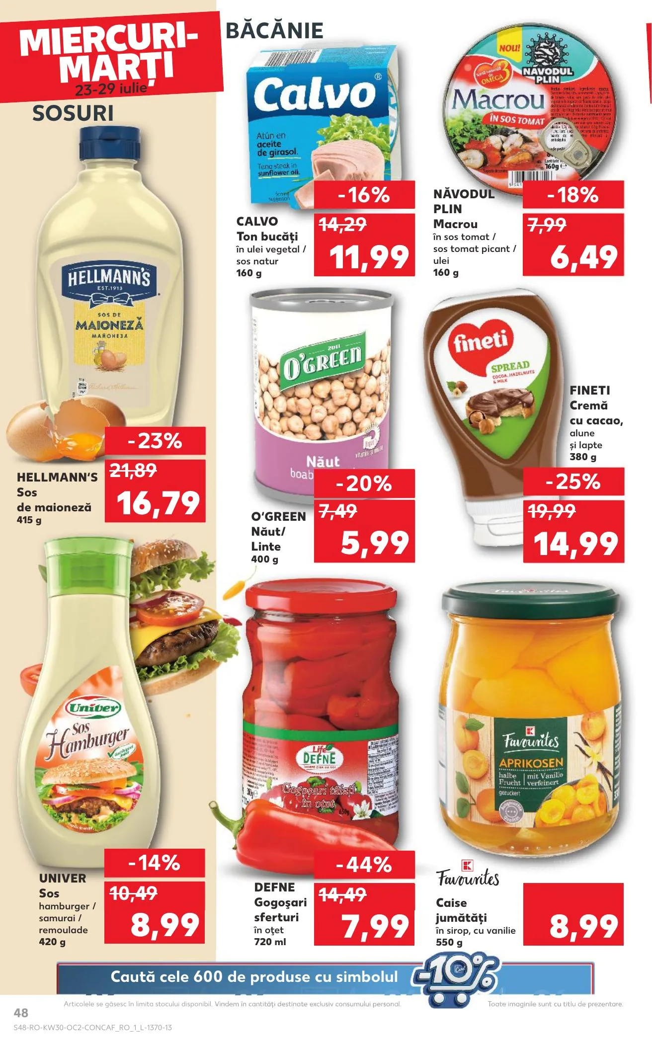 Kaufland akciós újság Románia 07.23–07.29 – 48. oldal
