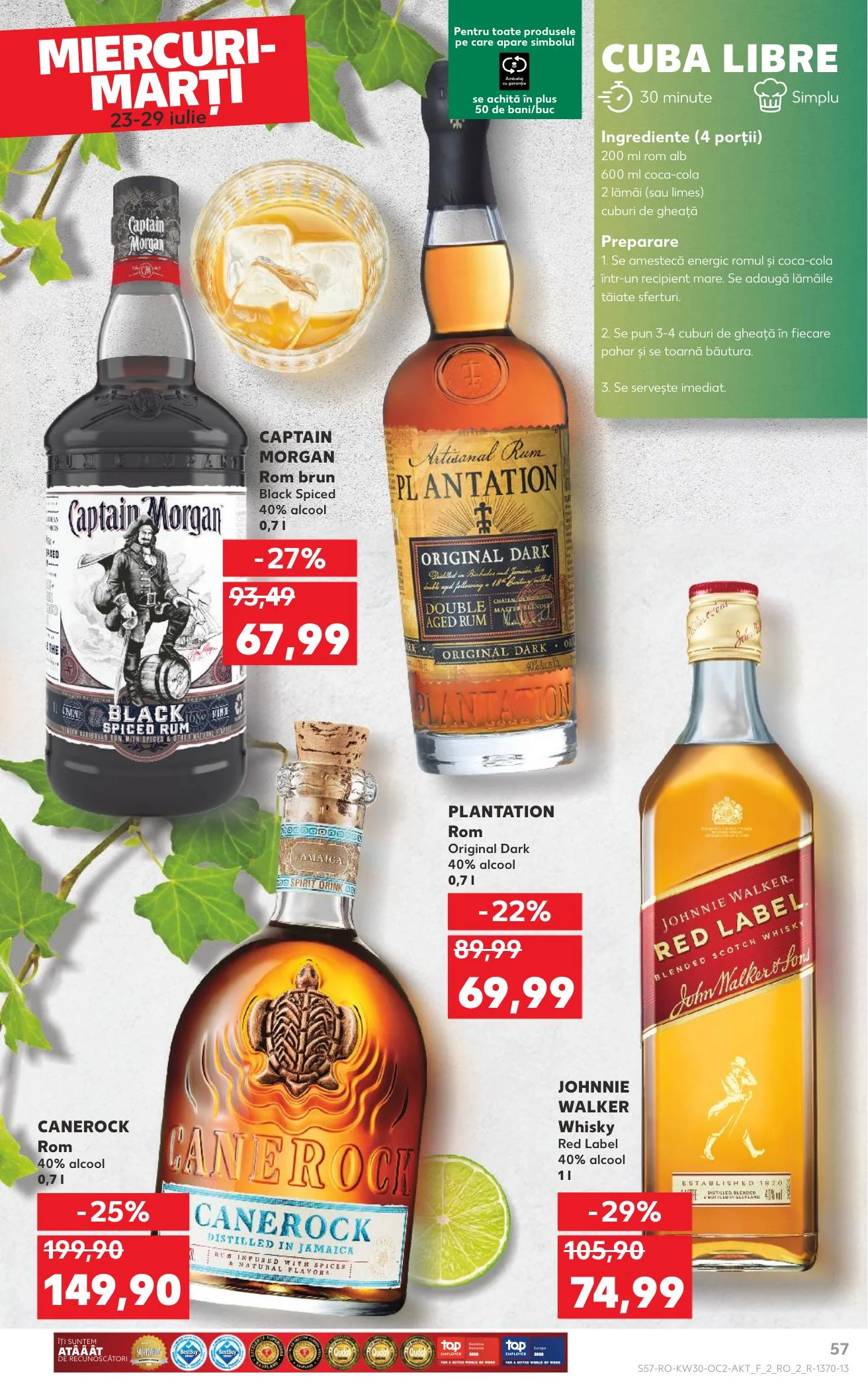 Kaufland akciós újság Románia 07.23–07.29 – 57. oldal