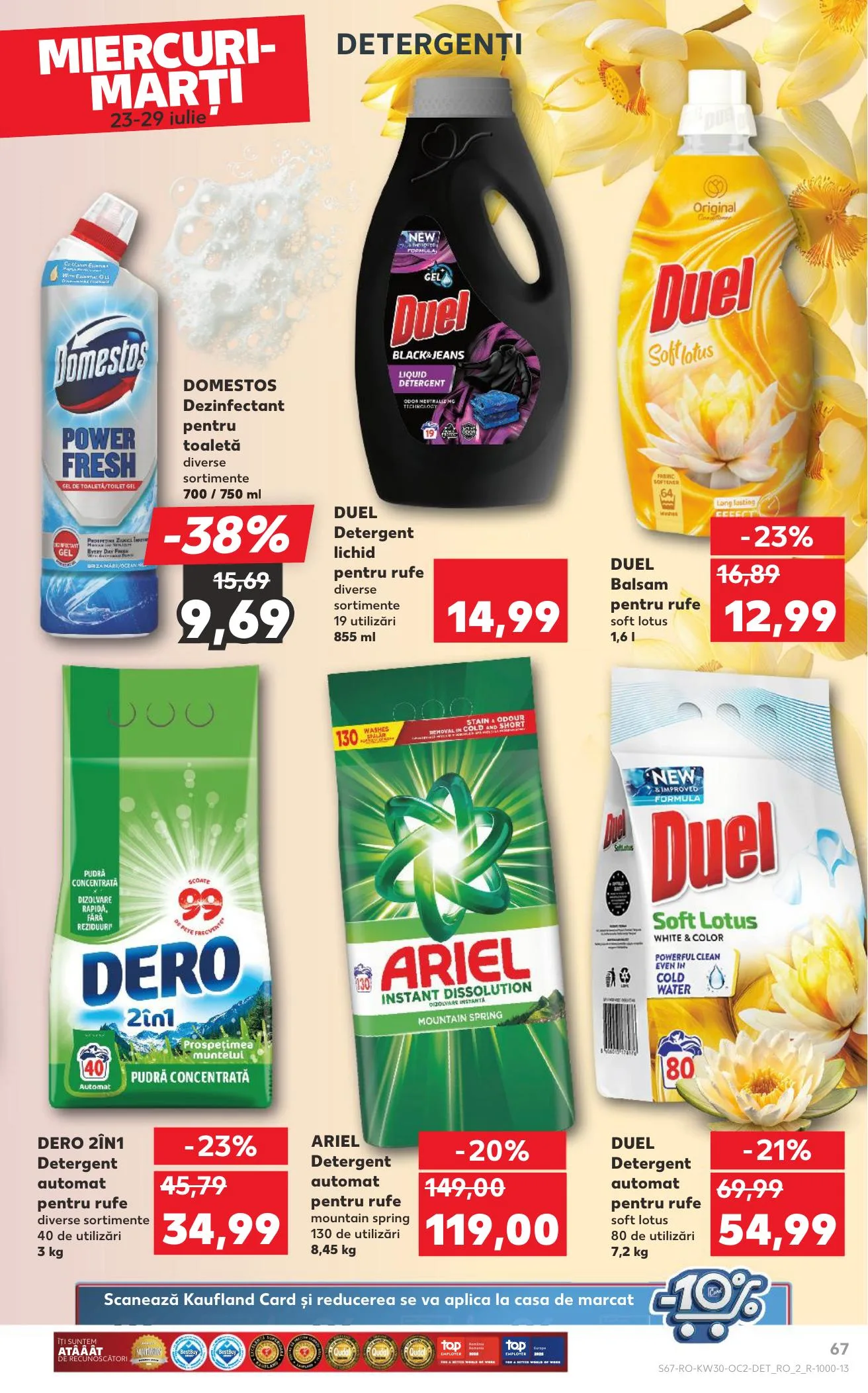 Kaufland akciós újság Románia 07.23–07.29 – 67. oldal