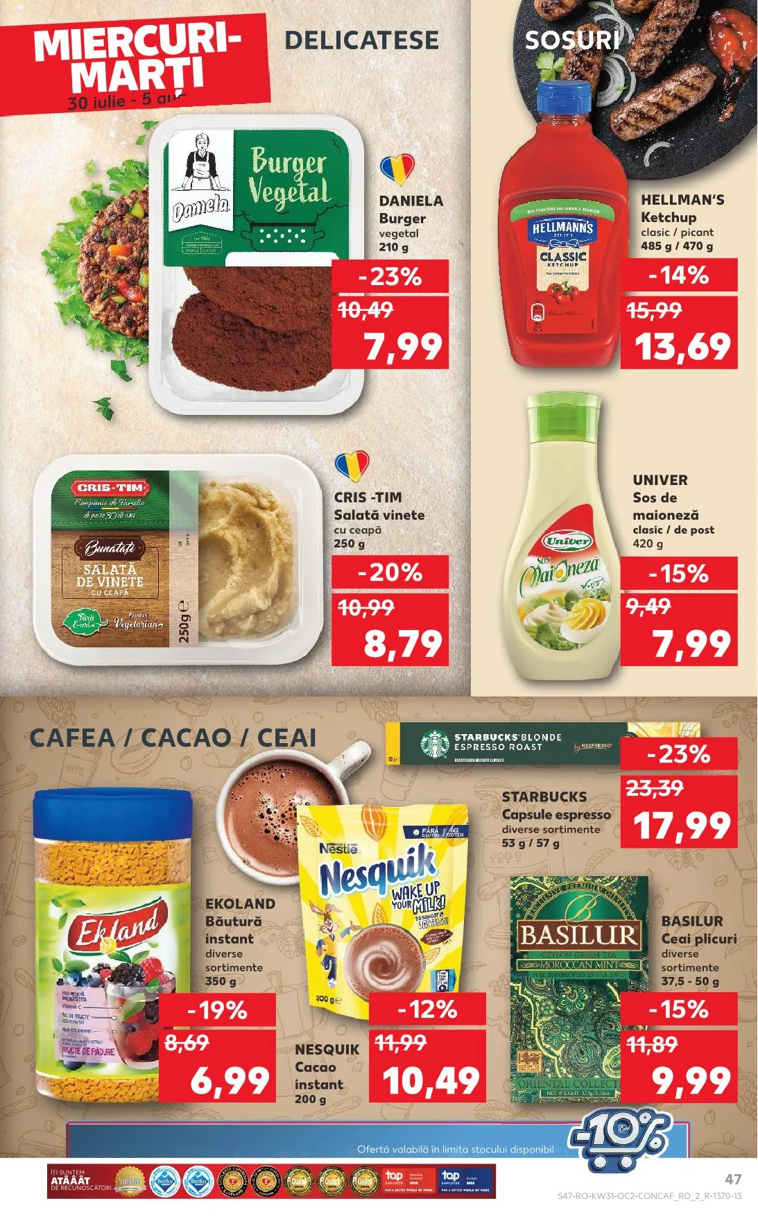 Kaufland akciós újság Románia 07.30–08.05 – 42. oldal