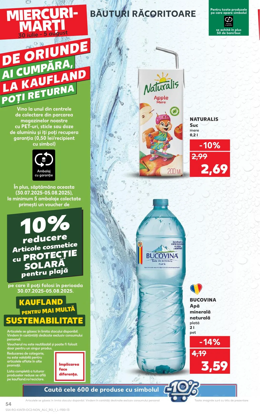 Kaufland akciós újság Románia 07.30–08.05 – 50. oldal