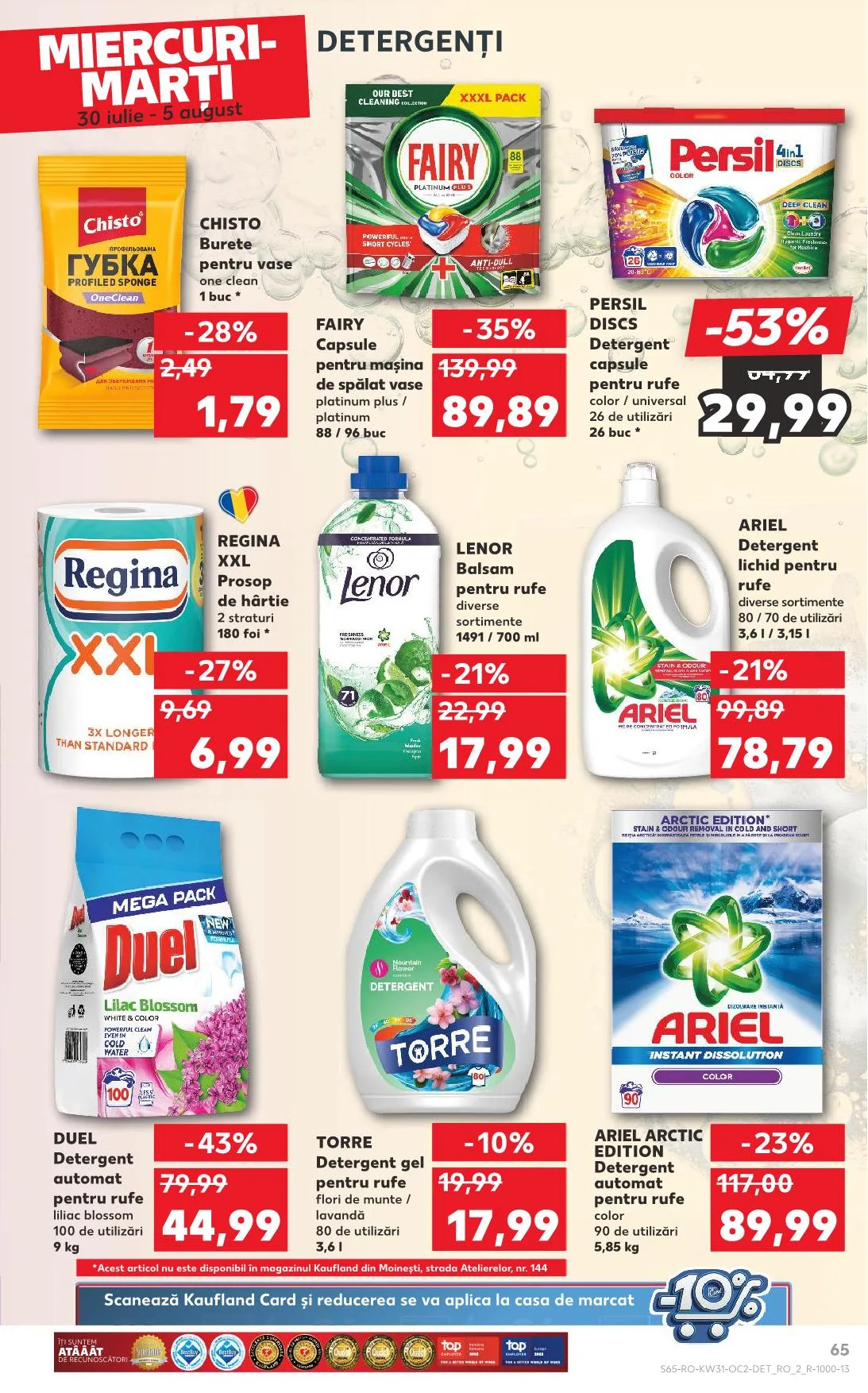 Kaufland akciós újság Románia 07.30–08.05 – 62. oldal