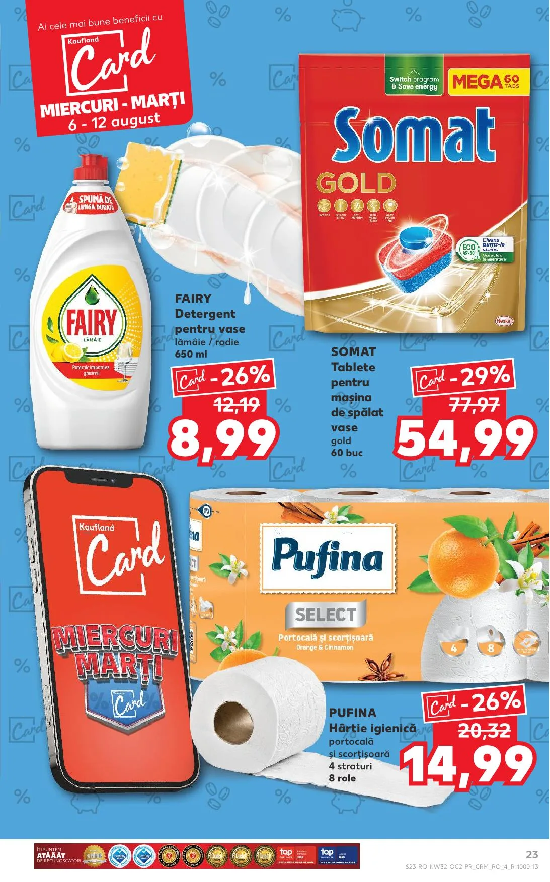 Kaufland akciós újság Románia 08.06–08.12 – 16. oldal