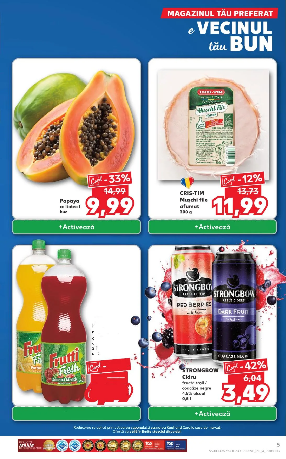 Kaufland akciós újság Románia 08.06–08.12 – 45. oldal