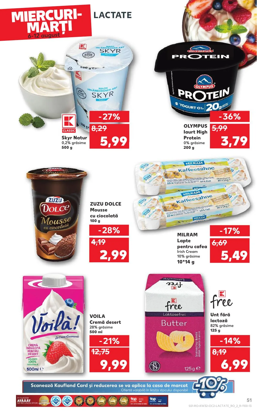Kaufland akciós újság Románia 08.06–08.12 – 47. oldal