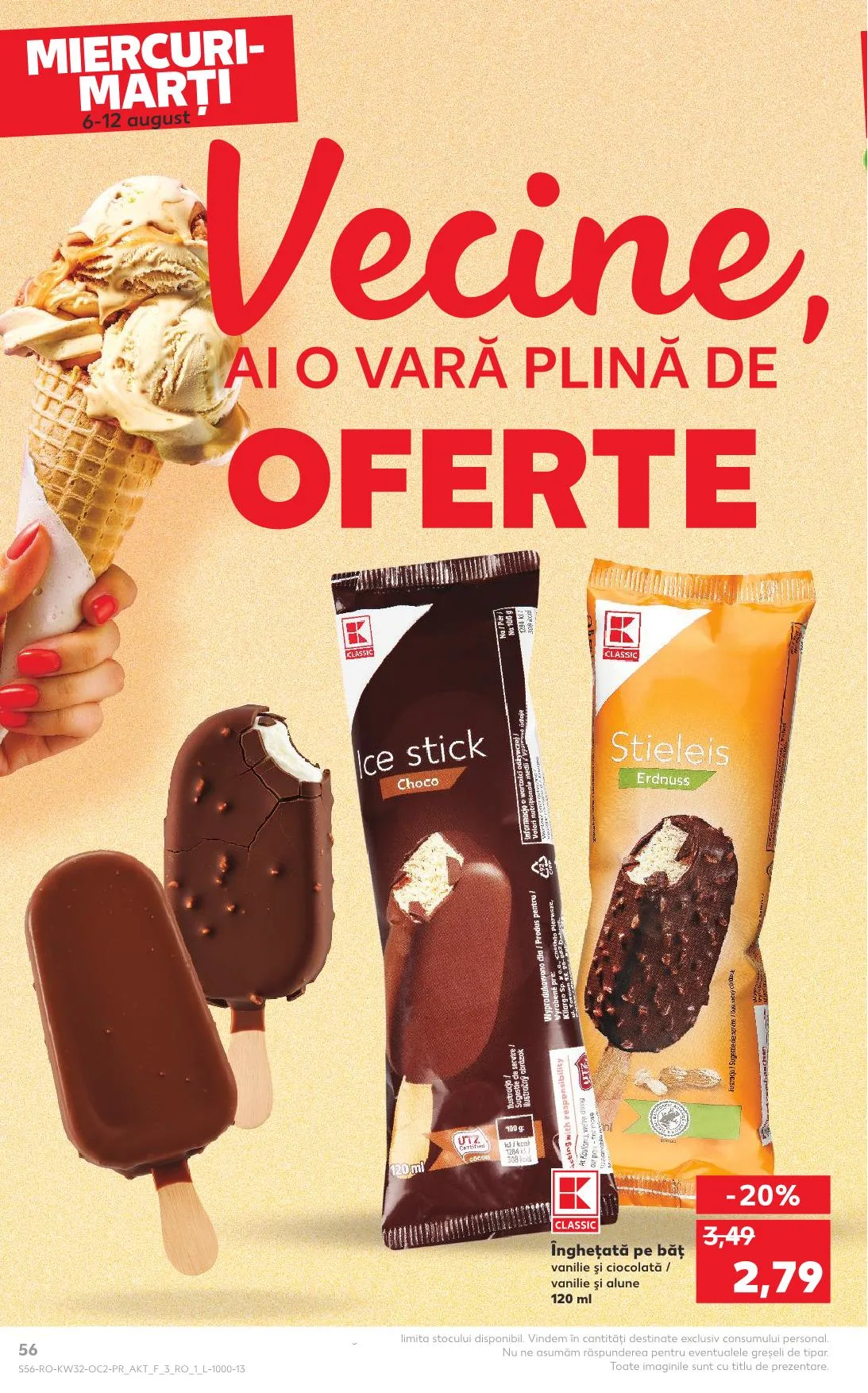 Kaufland akciós újság Románia 08.06–08.12 – 52. oldal