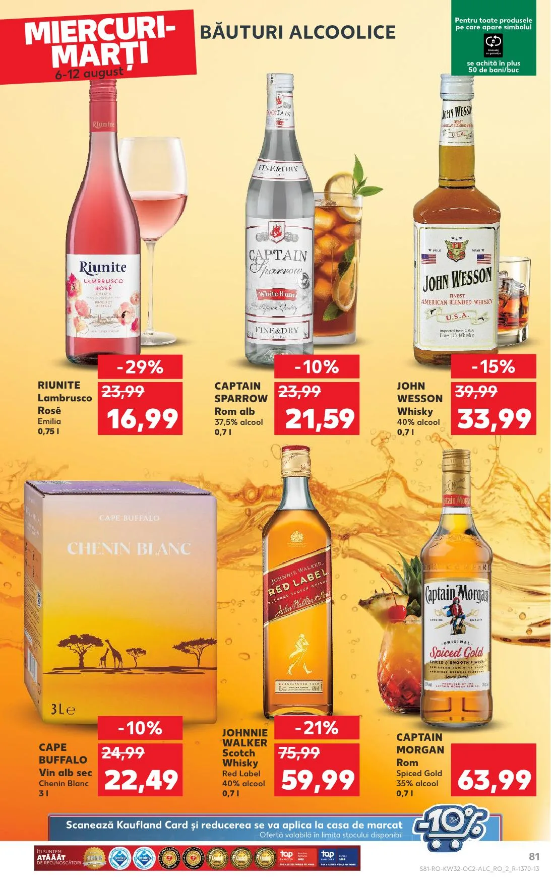 Kaufland akciós újság Románia 08.06–08.12 – 80. oldal