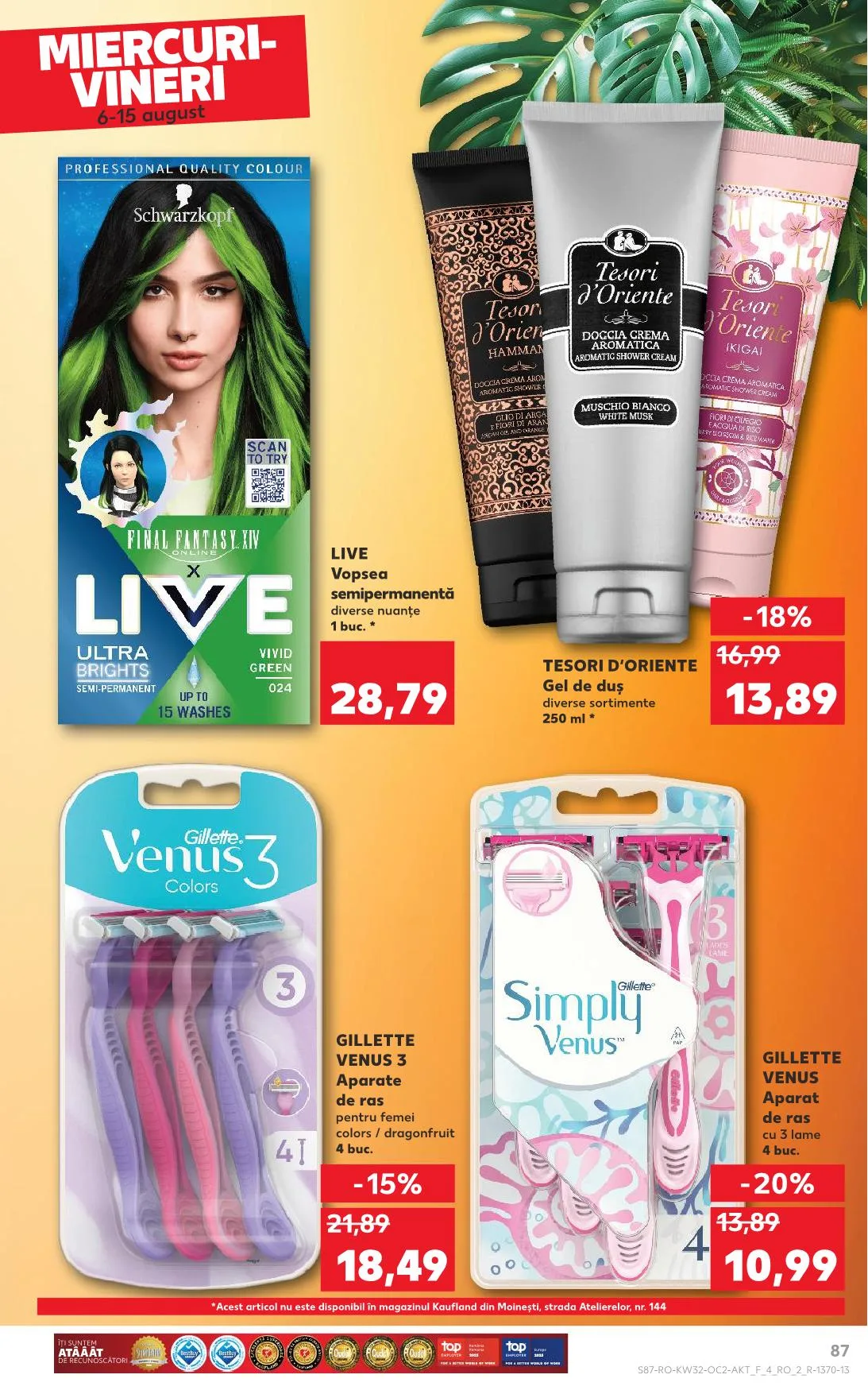 Kaufland akciós újság Románia 08.06–08.12 – 86. oldal