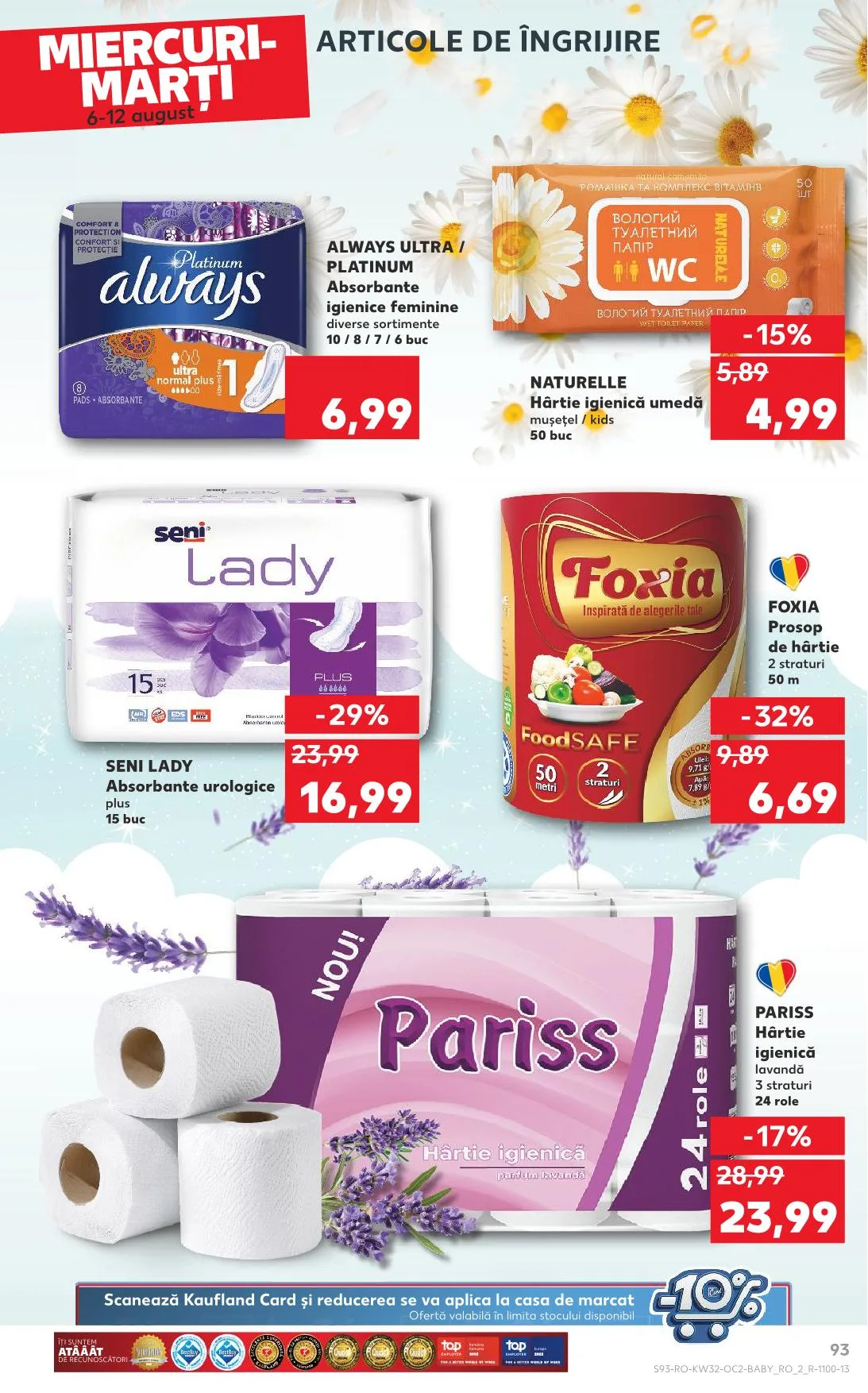 Kaufland akciós újság Románia 08.06–08.12 – 93. oldal