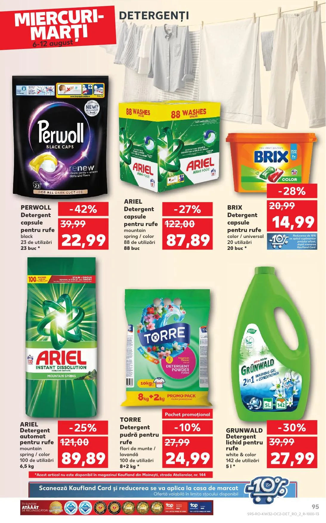 Kaufland akciós újság Románia 08.06–08.12 – 95. oldal