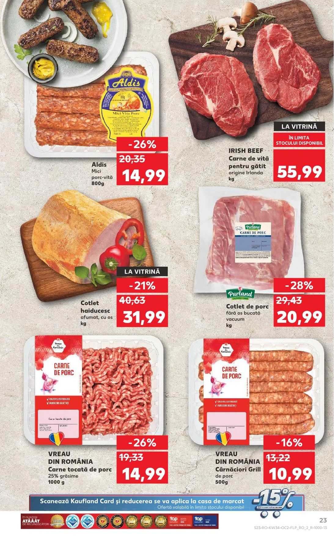 Kaufland akciós újság Románia 08.20–08.26 – 16. oldal