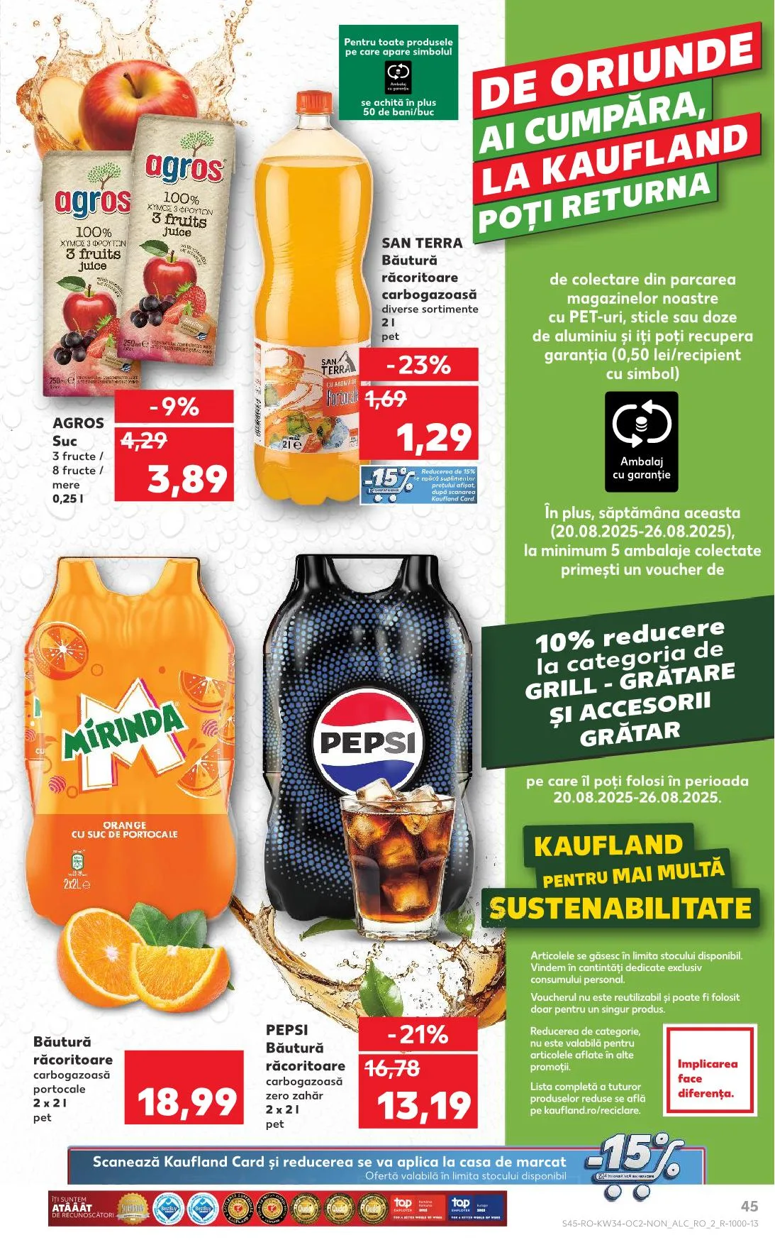 Kaufland akciós újság Románia 08.20–08.26 – 40. oldal