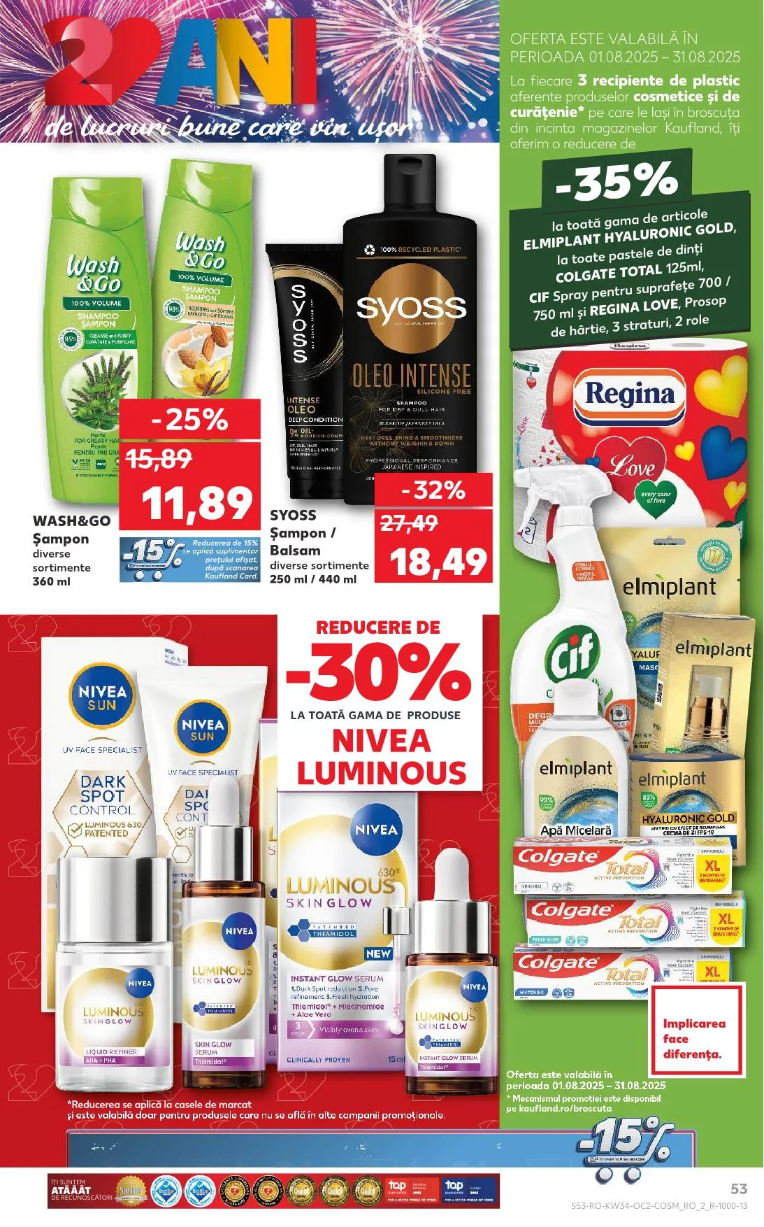 Kaufland akciós újság Románia 08.20–08.26 – 49. oldal