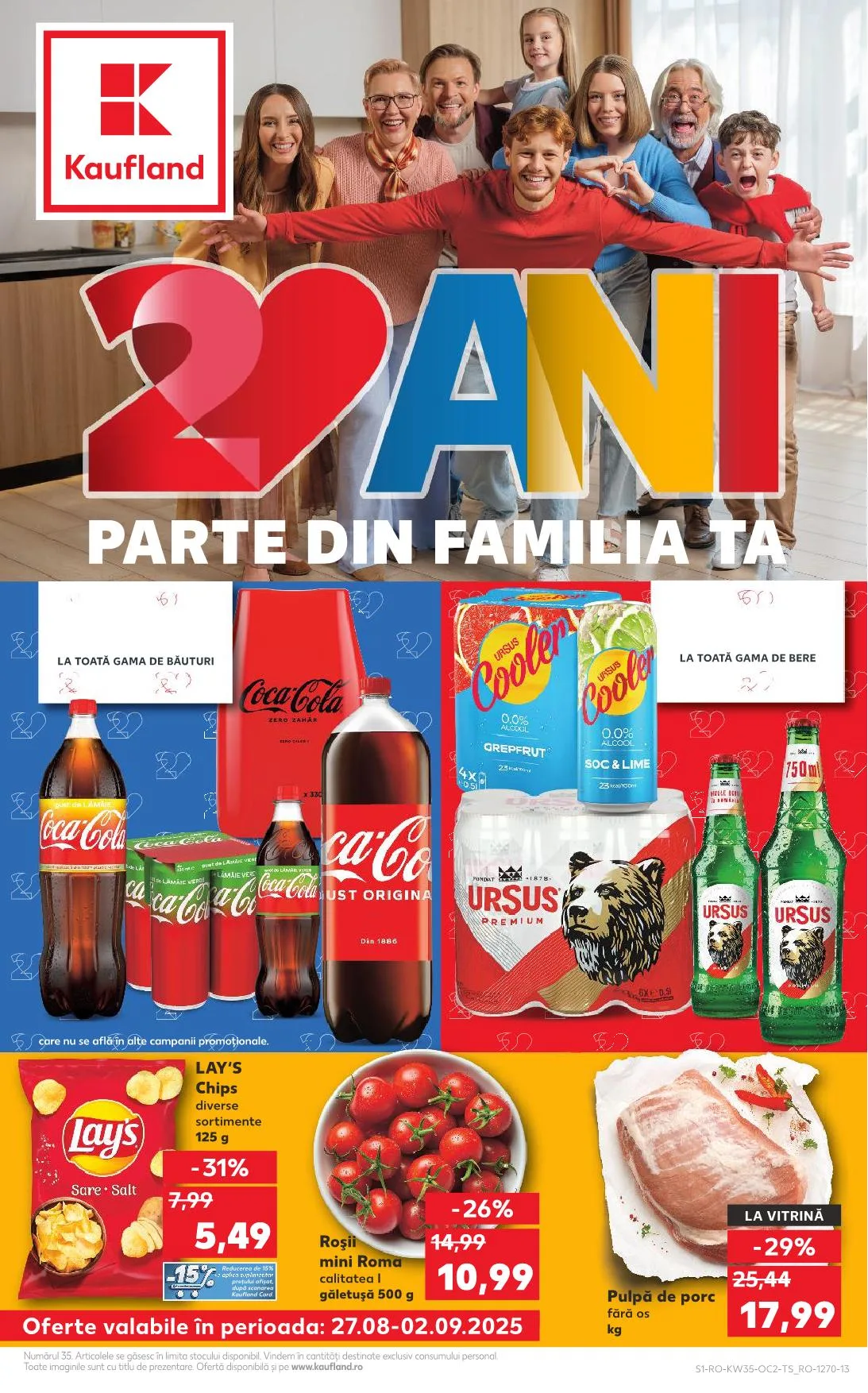 Kaufland akciós újság Románia 08.27–09.02