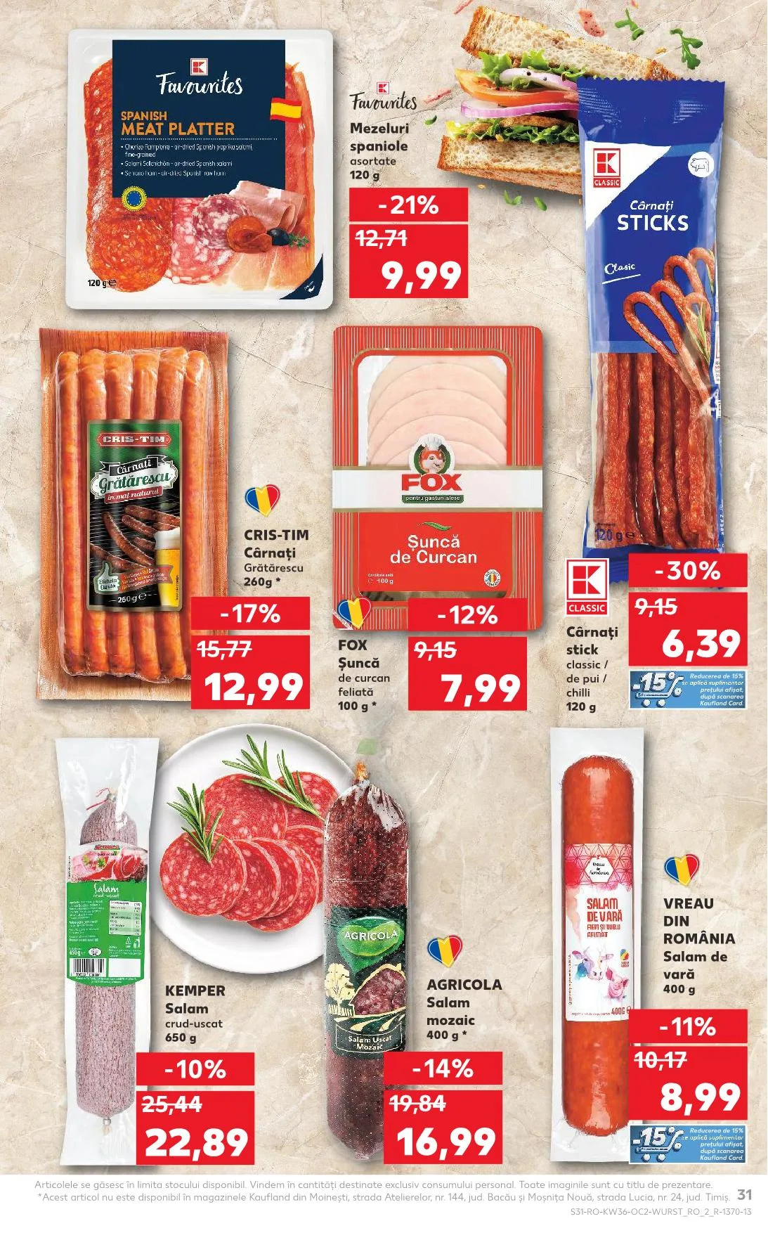 Kaufland akciós újság Románia 09.03–09.09 – 25. oldal