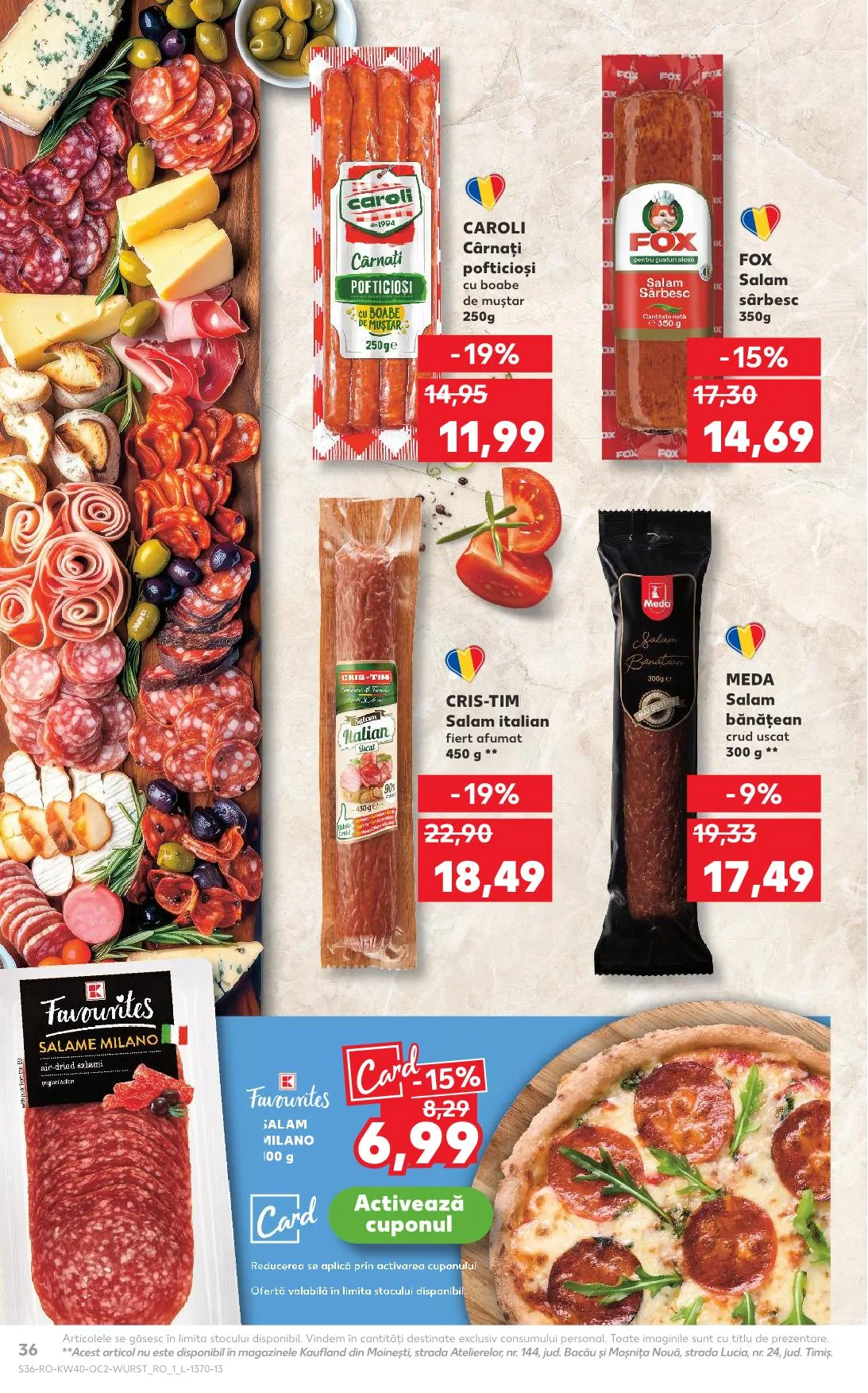 Kaufland akciós újság Románia 10.01–10.07 – 30. oldal