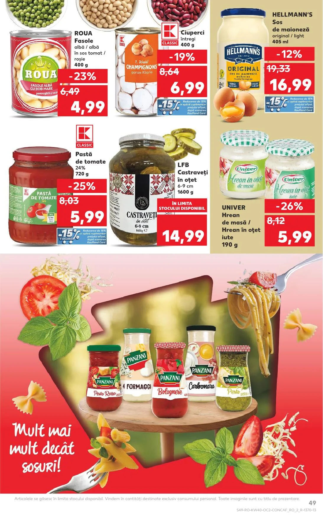 Kaufland akciós újság Románia 10.01–10.07 – 44. oldal