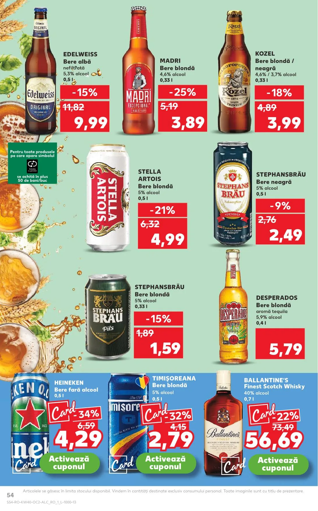 Kaufland akciós újság Románia 10.01–10.07 – 50. oldal