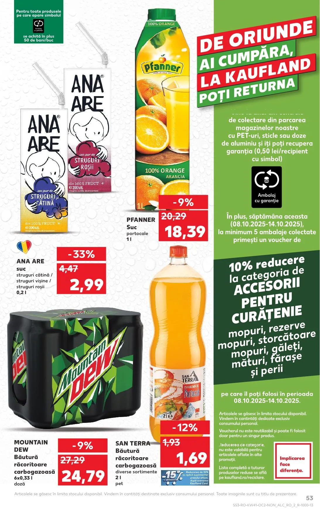 Kaufland akciós újság Románia 10.08–10.14 – 49. oldal