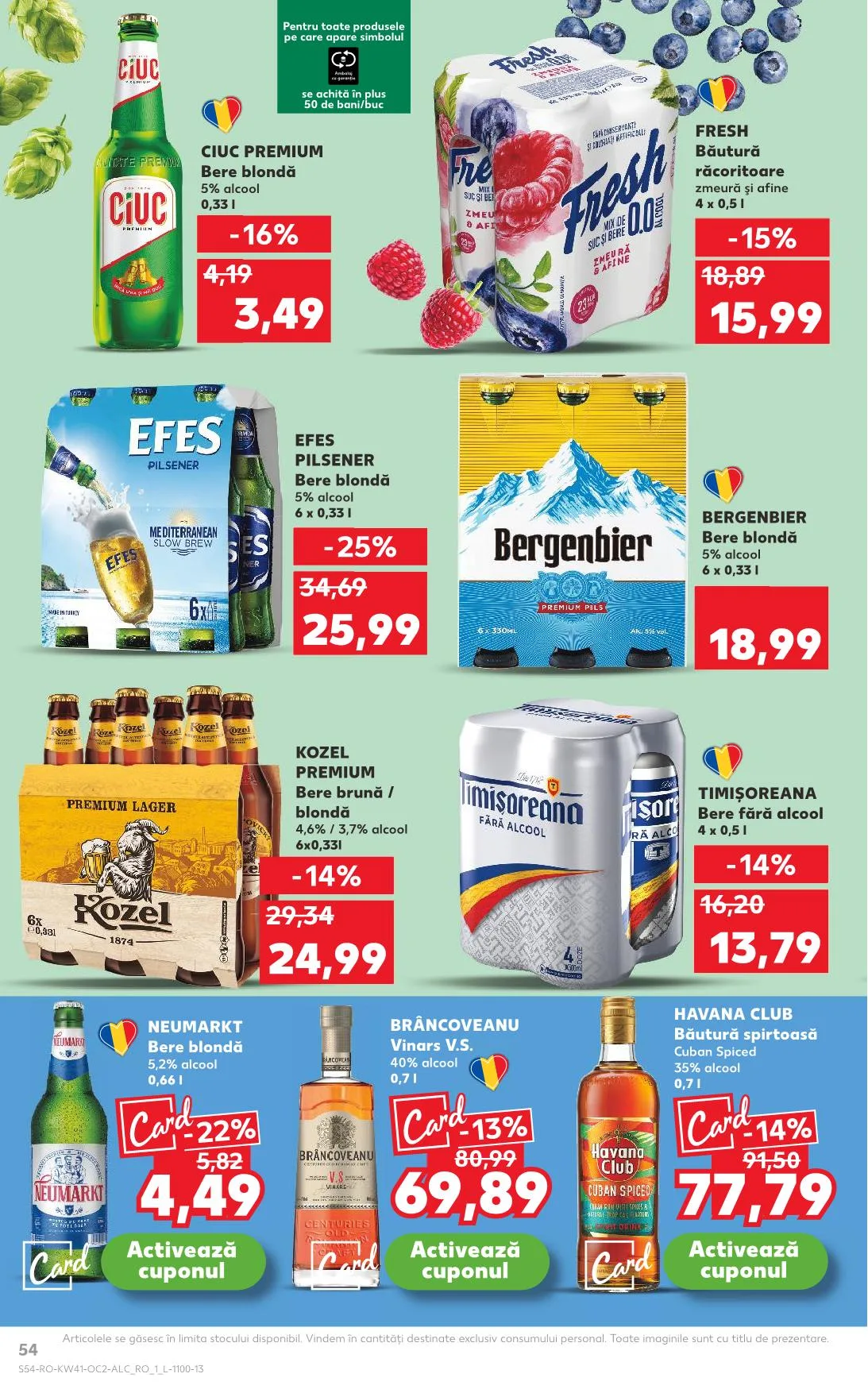 Kaufland akciós újság Románia 10.08–10.14 – 50. oldal