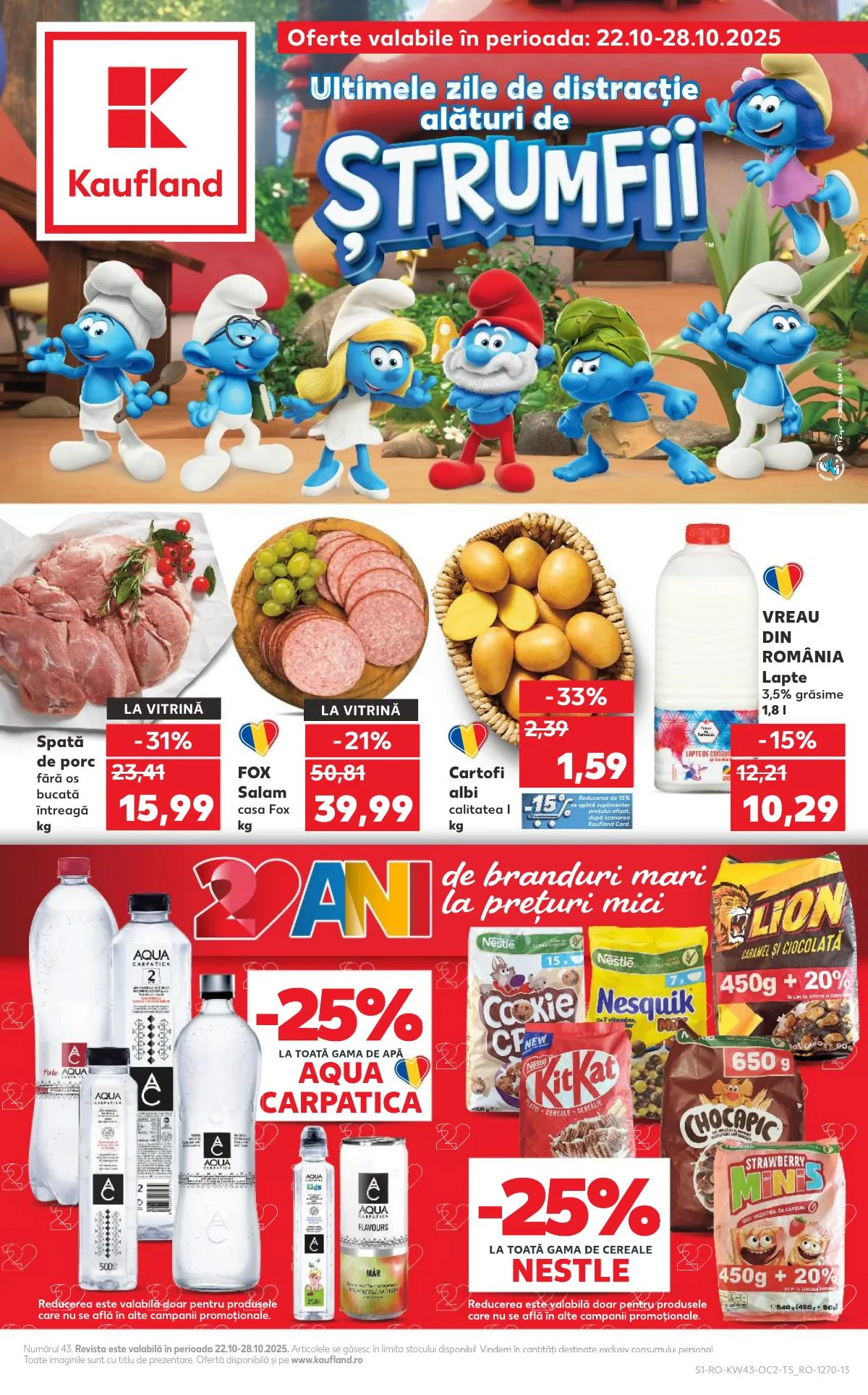 Kaufland akciós újság Románia 10.22–10.28