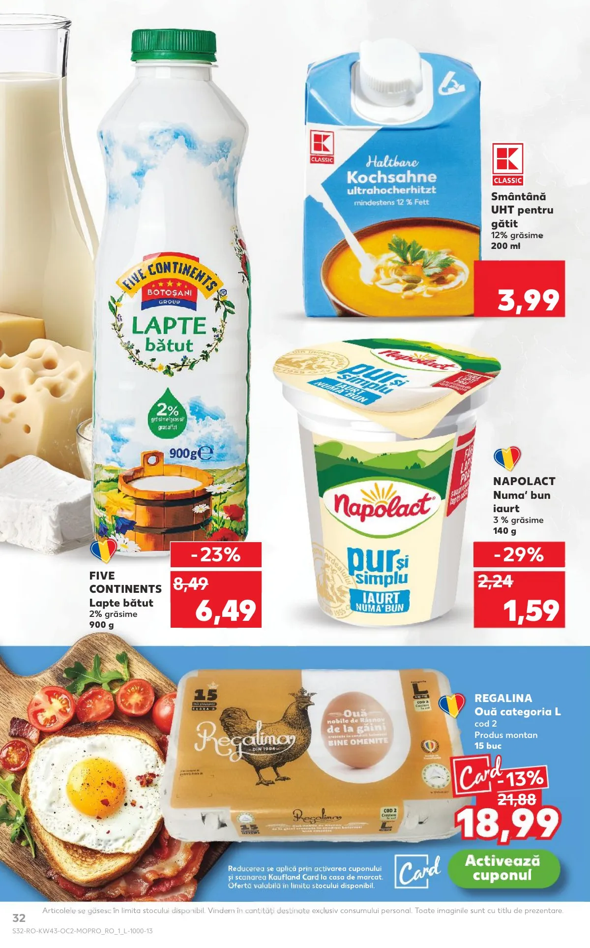 Kaufland akciós újság Románia 10.22–10.28 – 32. oldal