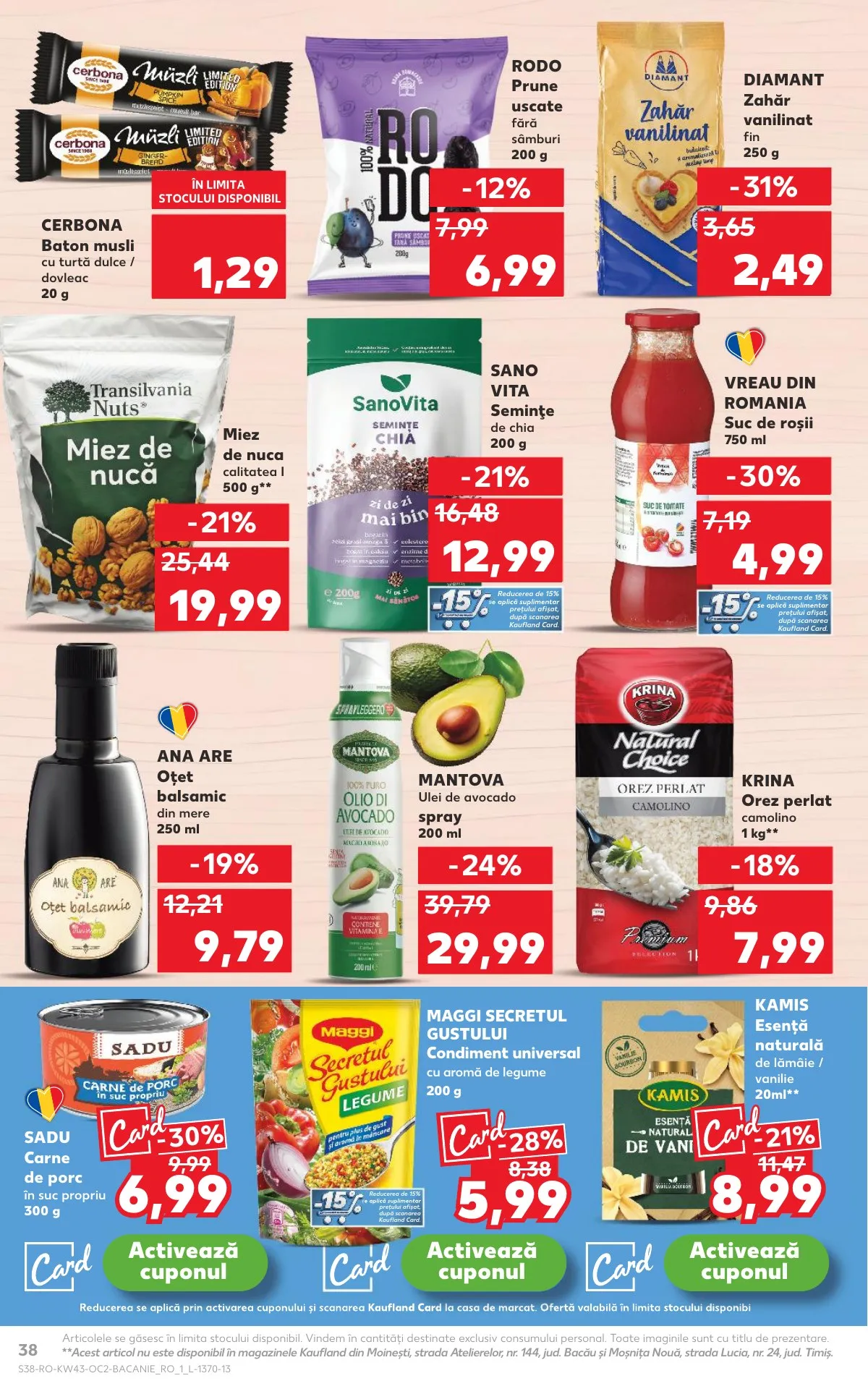 Kaufland akciós újság Románia 10.22–10.28 – 38. oldal