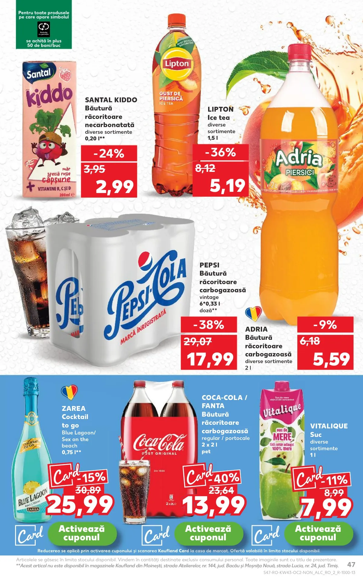 Kaufland akciós újság Románia 10.22–10.28 – 47. oldal