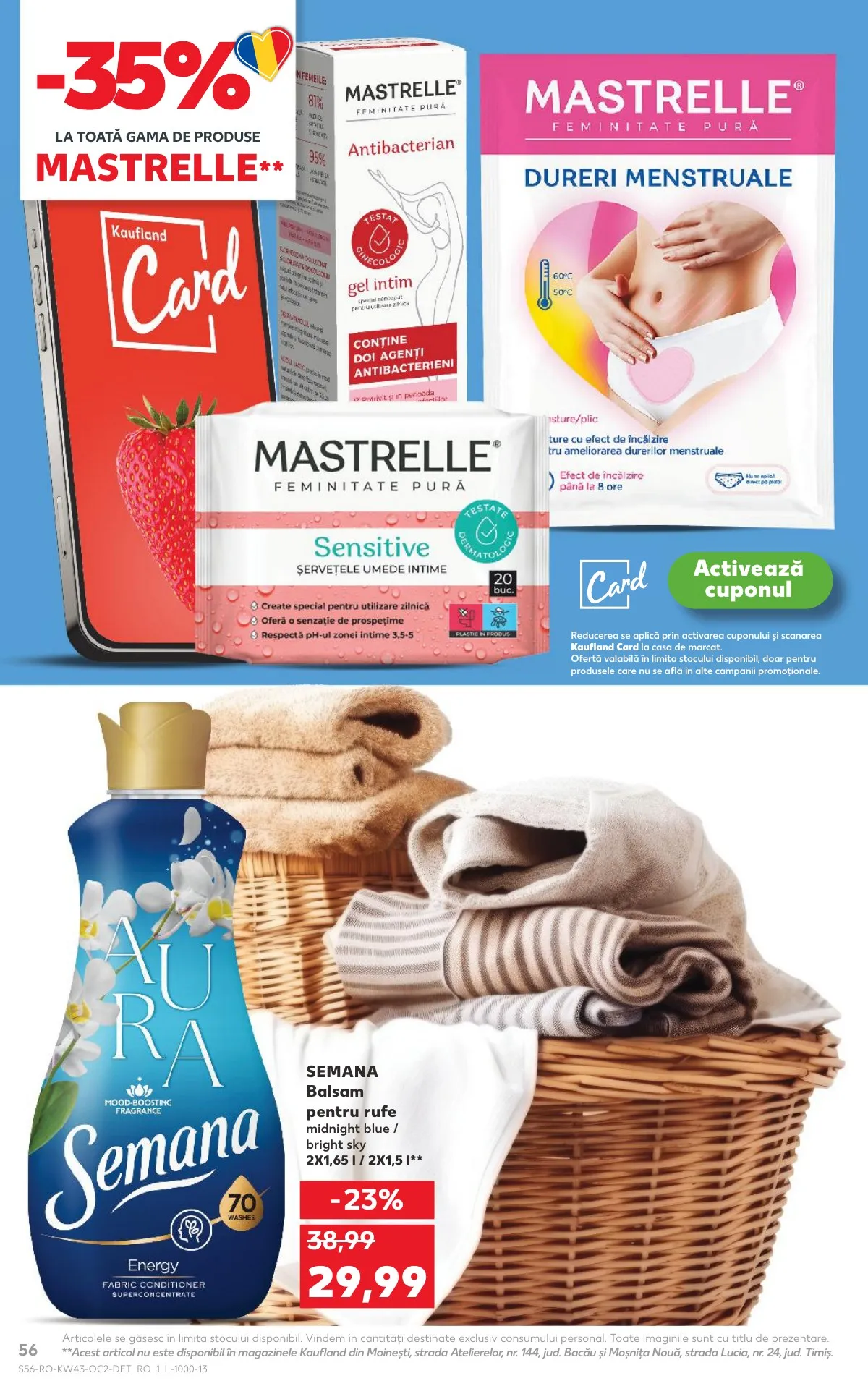 Kaufland akciós újság Románia 10.22–10.28 – 56. oldal