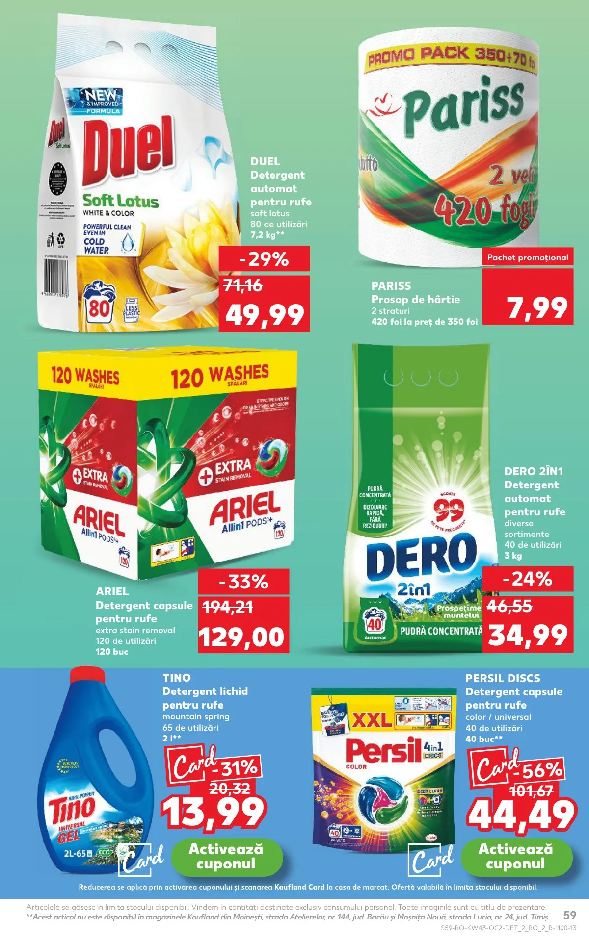 Kaufland akciós újság Románia 10.22–10.28 – 59. oldal